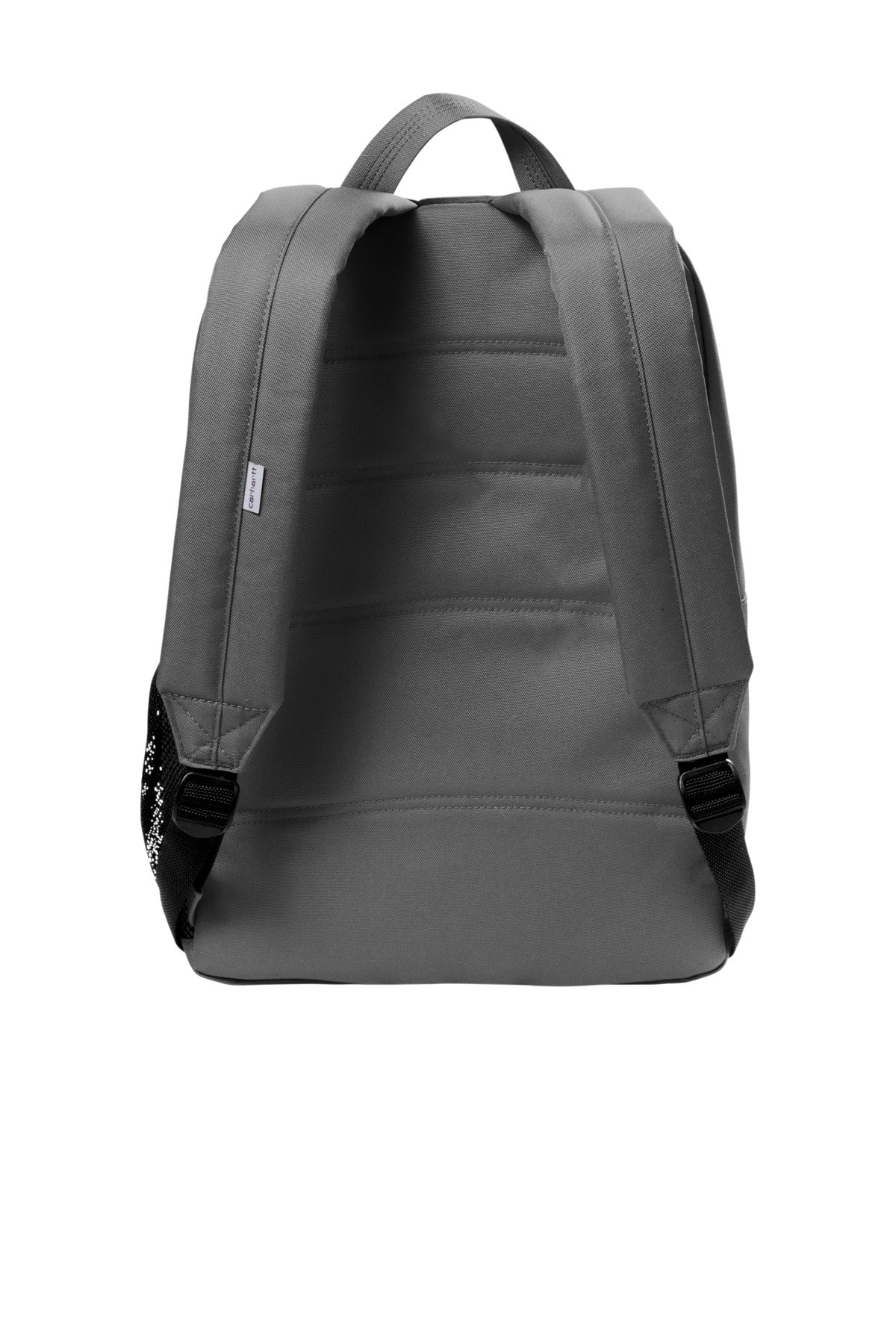 Rear View of Grey Carhartt Canvas Backpack. CT89241804