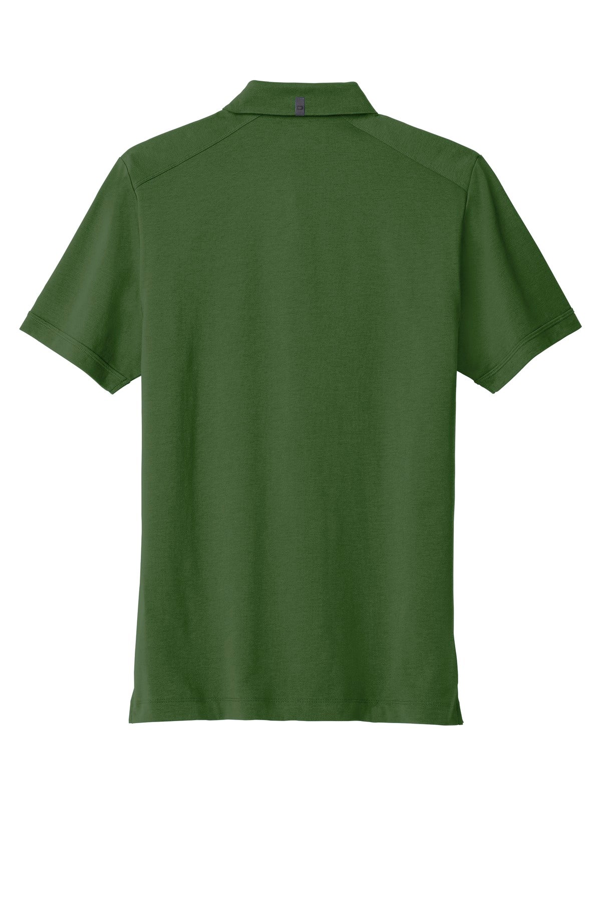 Rear View of Grit Green OGIO Limit Polo. OG138