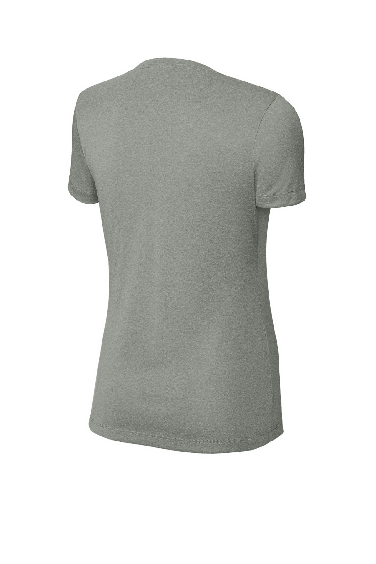 Rear View of GryConHthr Sport-Tek Women's PosiCharge Competitor Tee. LST350