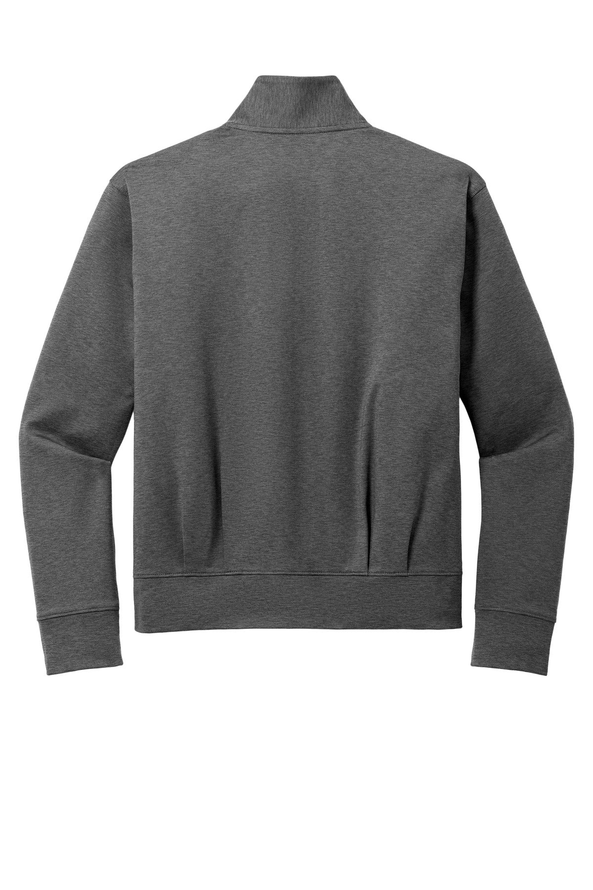 Rear View of GryStlHthr Port Authority Women's C-FREE Double Knit Full-Zip LK881