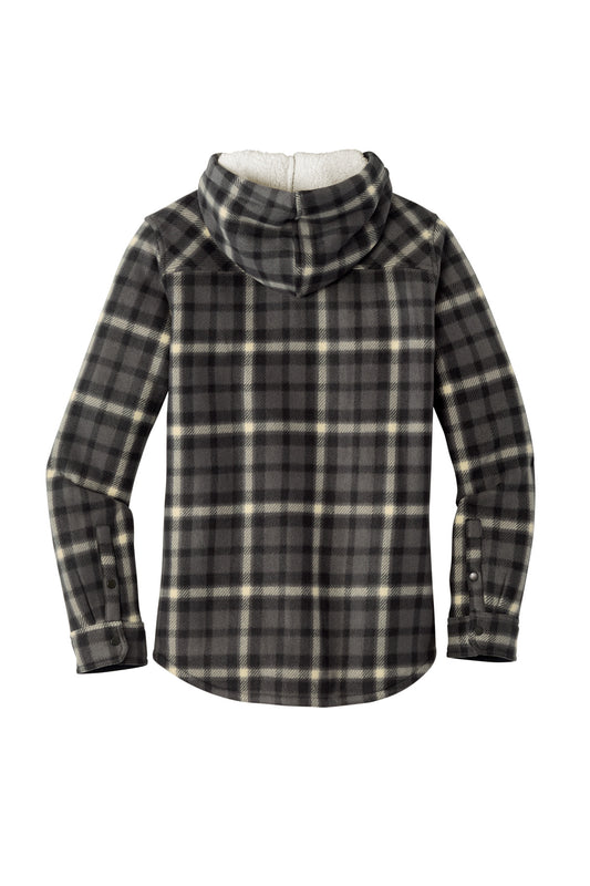 Rear View of GyStl/Bone Eddie Bauer Women's Woodland Shirt Jac EB229