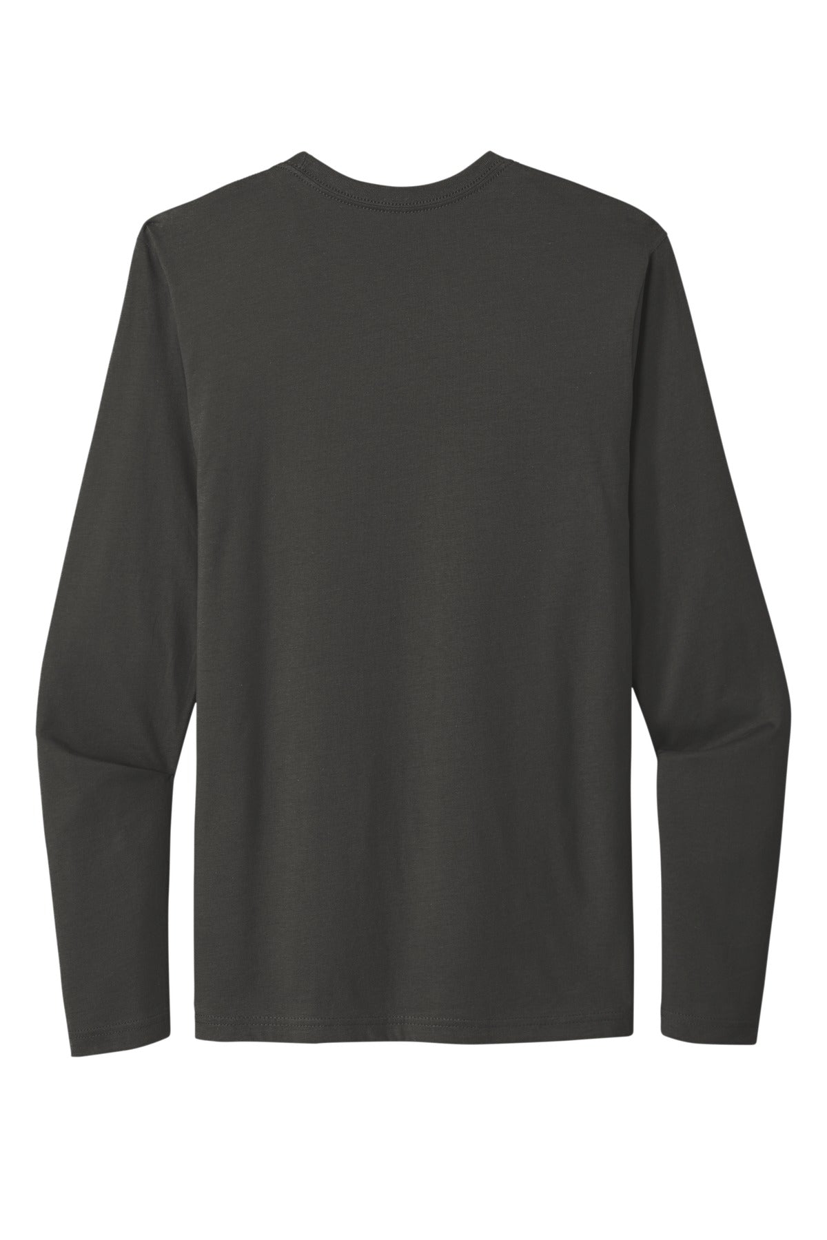 Rear View of HeavyMetal Next Level Apparel Cotton Long Sleeve Tee. NL3601