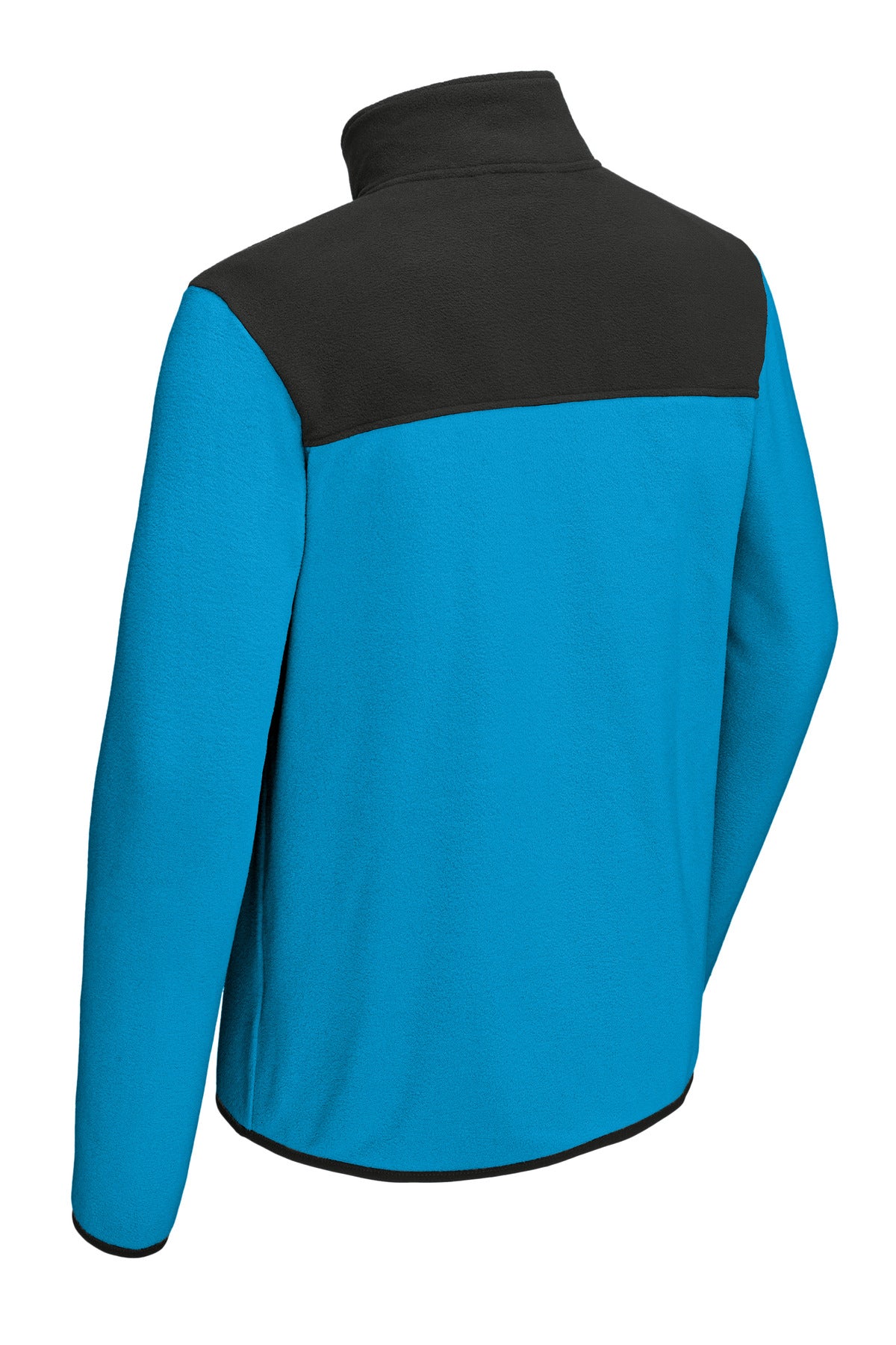 Rear View of HeroB/TNFB The North Face Glacier 1/4-Zip Fleece NF0A7V4L