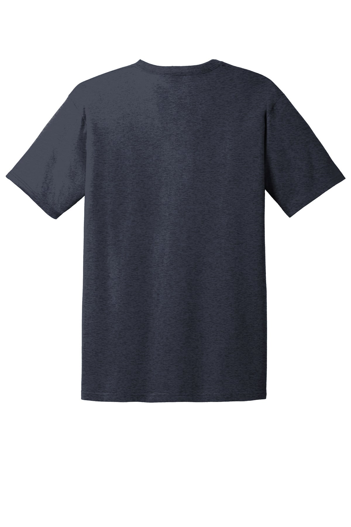 Rear View of HthrNavy Gildan 100% Ring Spun Cotton T-Shirt. 980