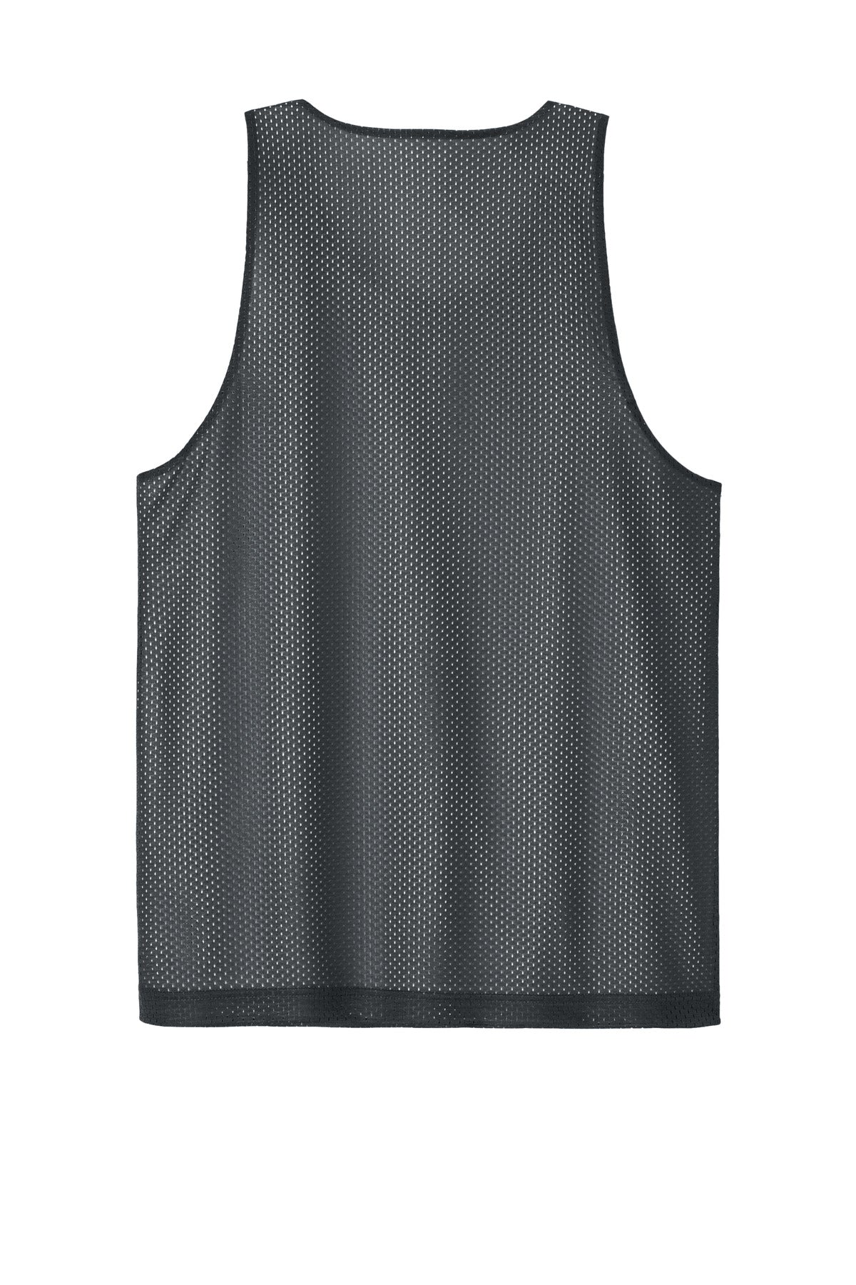 Rear View of IrGy/White Sport-Tek PosiCharge Reversible Mesh Tank ST5000