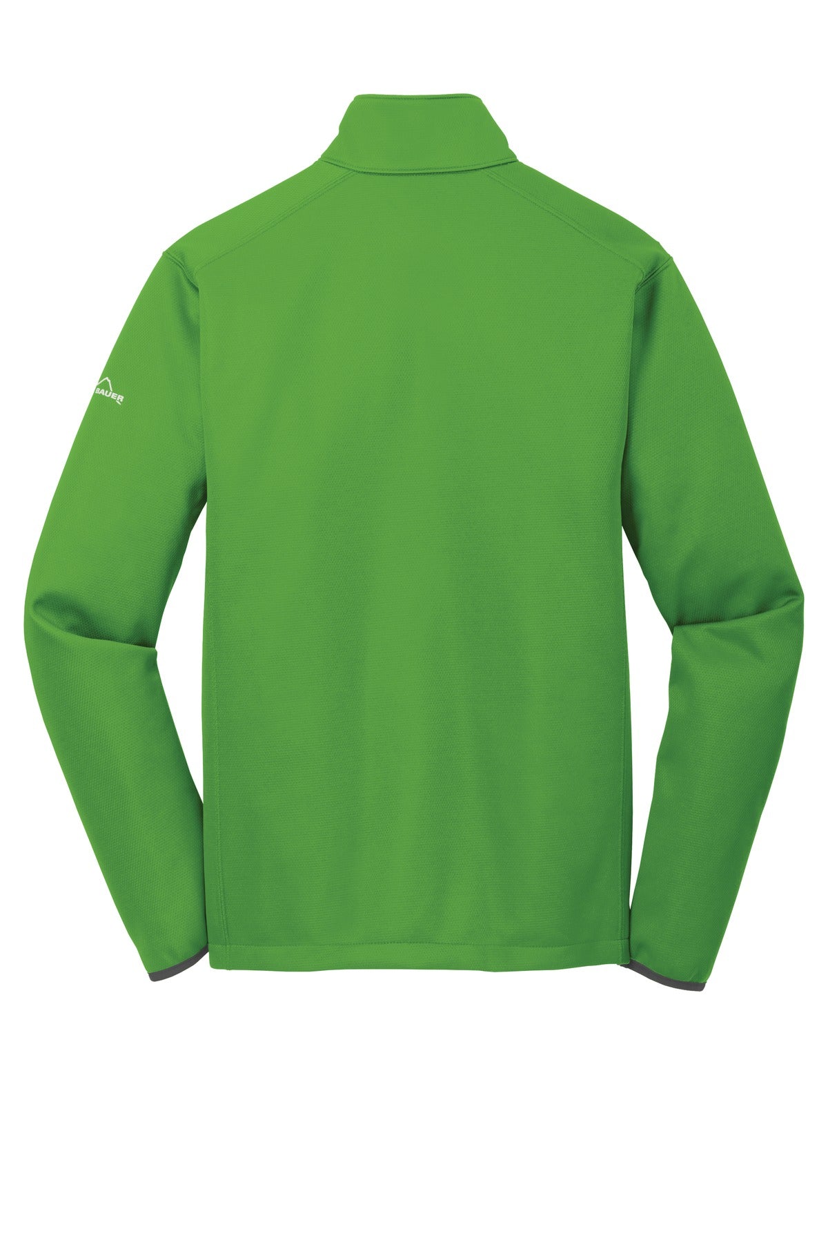 Rear View of Ivy Green Eddie Bauer Weather-Resist Soft Shell Jacket. EB538