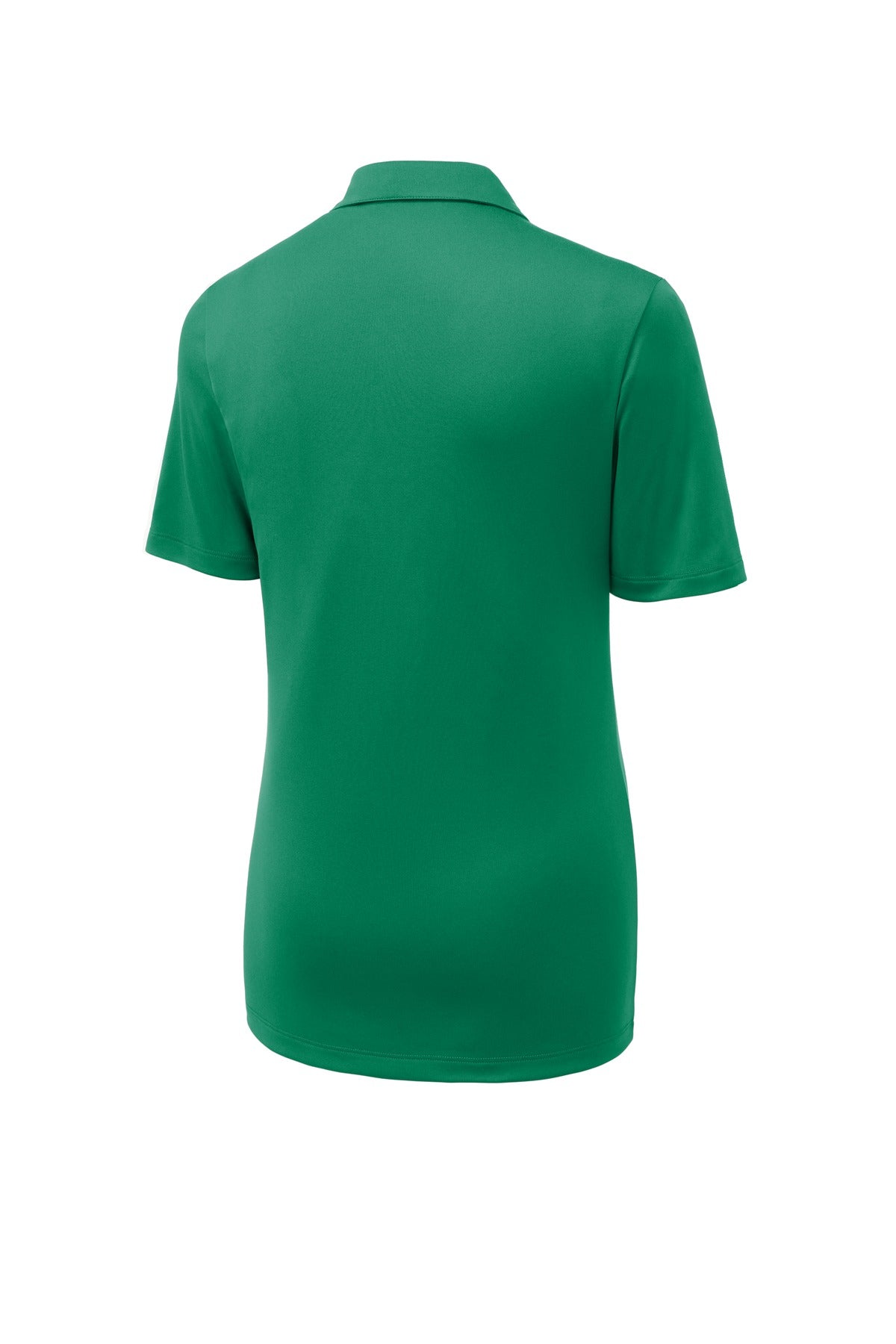 Rear View of Kelly Green Sport-Tek Women's Posi-UV Pro Polo. LST520
