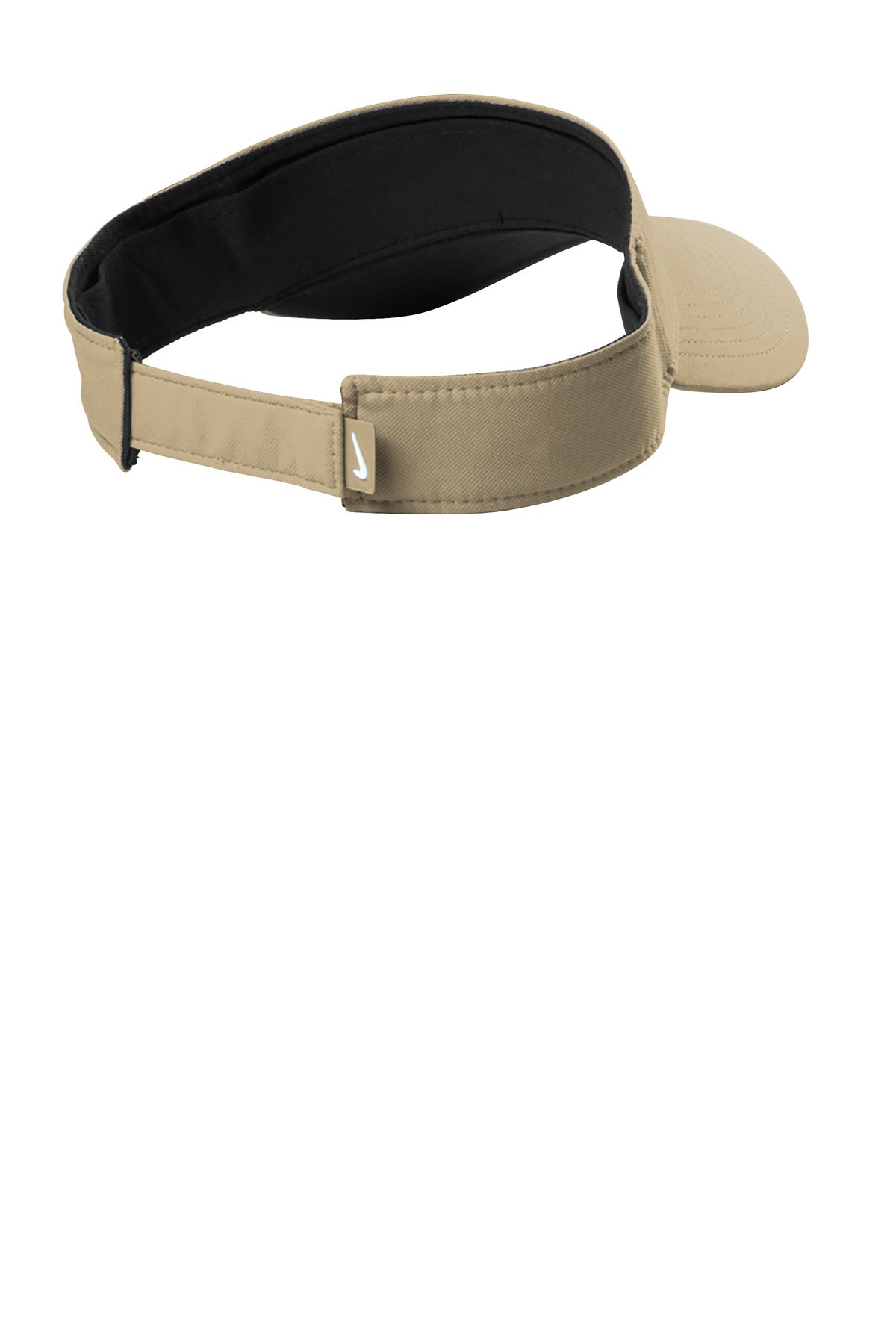Rear View of Khaki Nike Dri-FIT Team Performance Visor NKFB5675