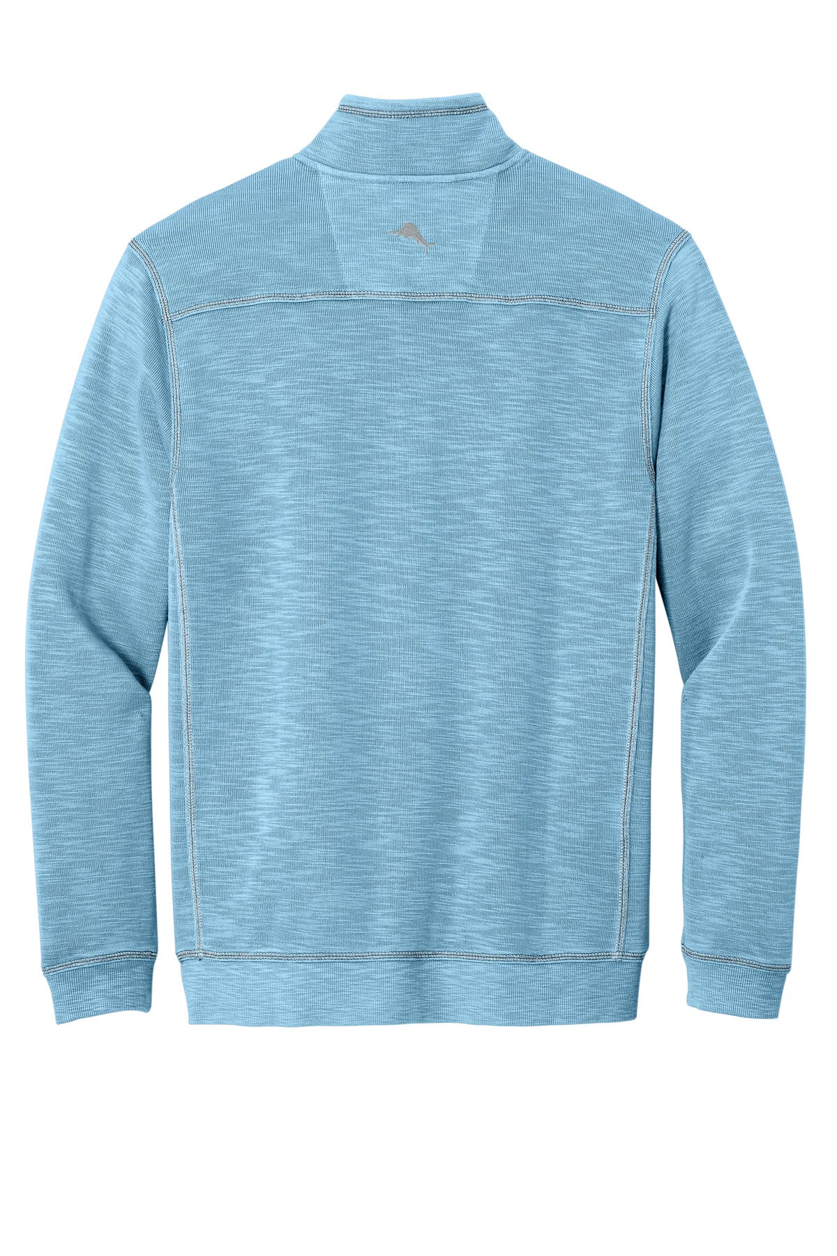 Rear View of LightSkyBl Tommy Bahama Tobago Bay 1/2-Zip ST226342TB