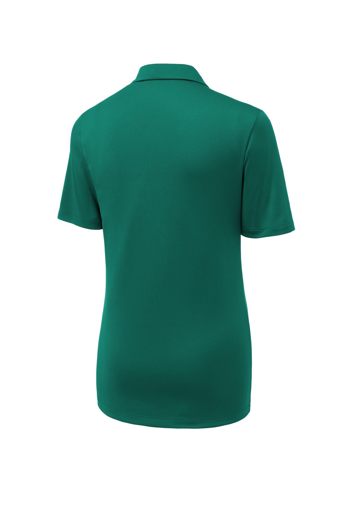 Rear View of Marine Green Sport-Tek Women's Posi-UV Pro Polo. LST520