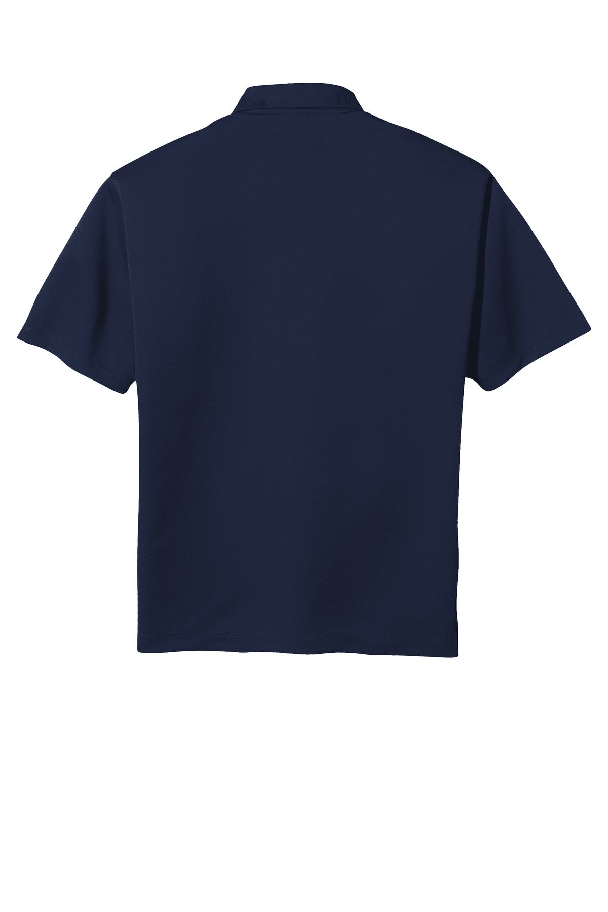 Rear View of Midnight Navy Nike Tech Basic Dri-FIT Polo. 203690
