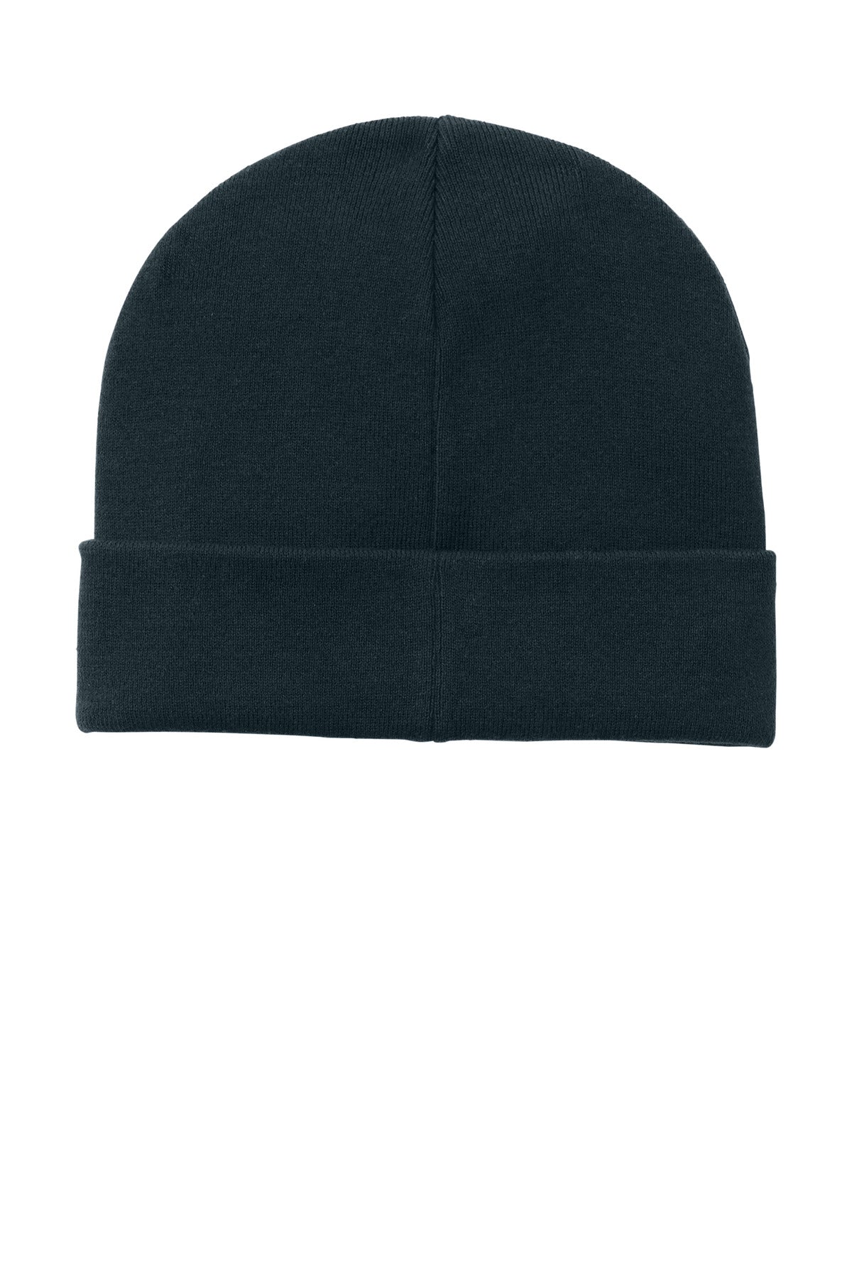 Rear View of MidnightBl tentree Cotton Beanie TTAU5922