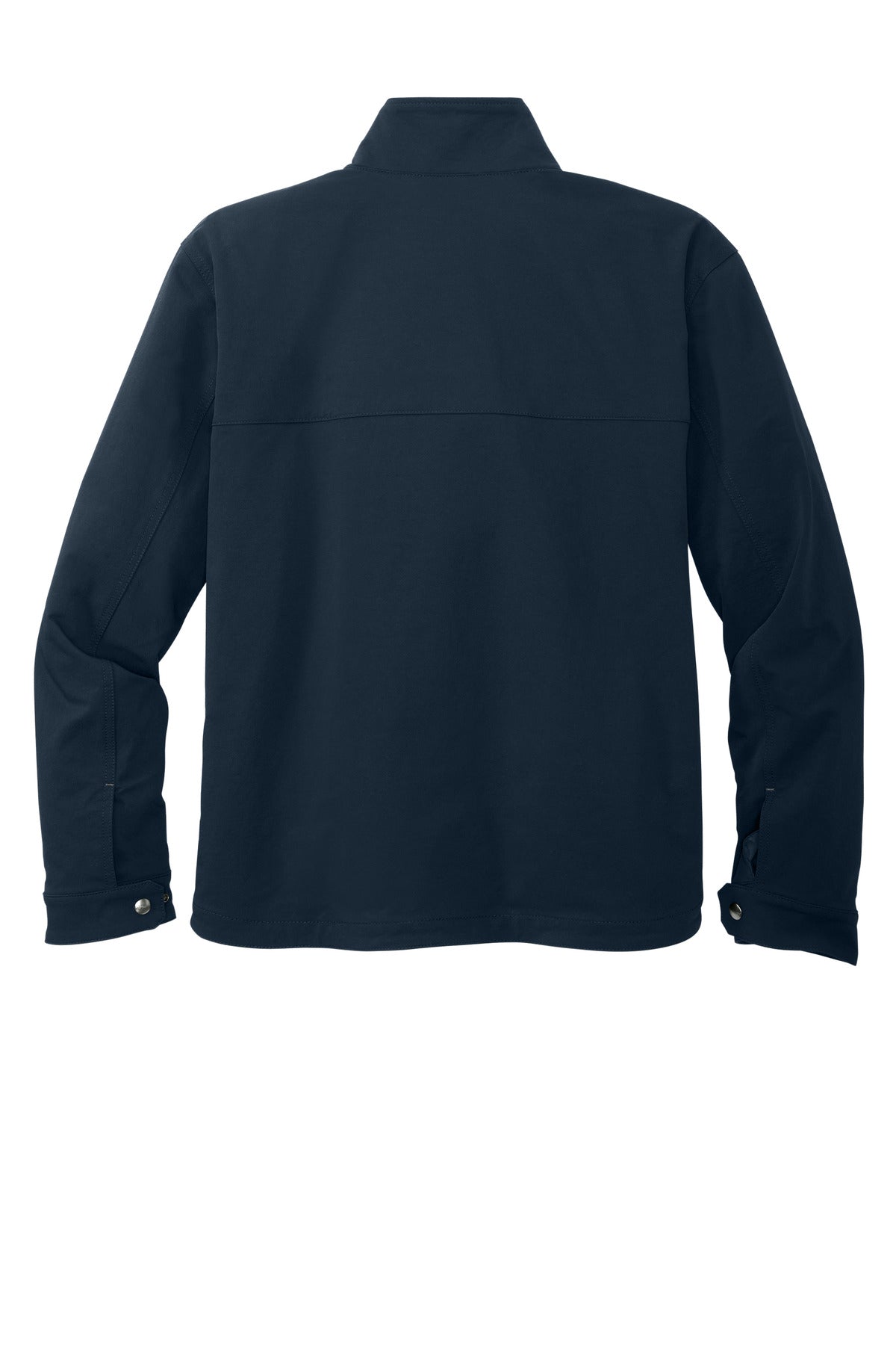 Rear View of Navy Carhartt Super Dux Soft Shell Jacket CT105534
