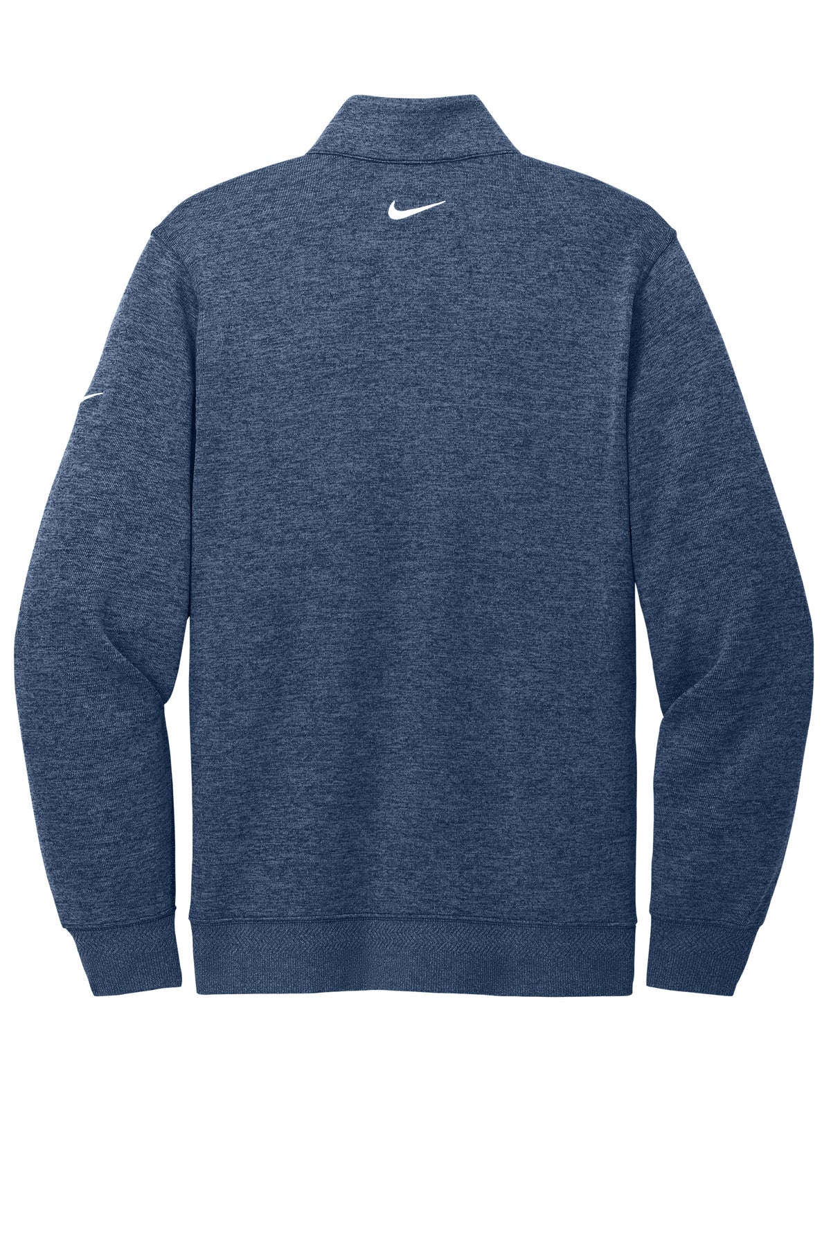 Rear View of Navy Nike Dri-FIT Corporate 1/2-Zip NKFD9892