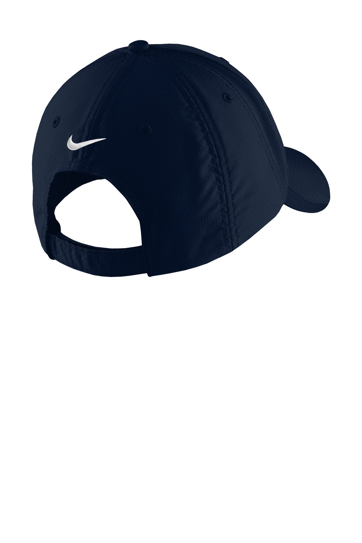 Rear View of Navy Nike Sphere Performance Cap NKFD9709
