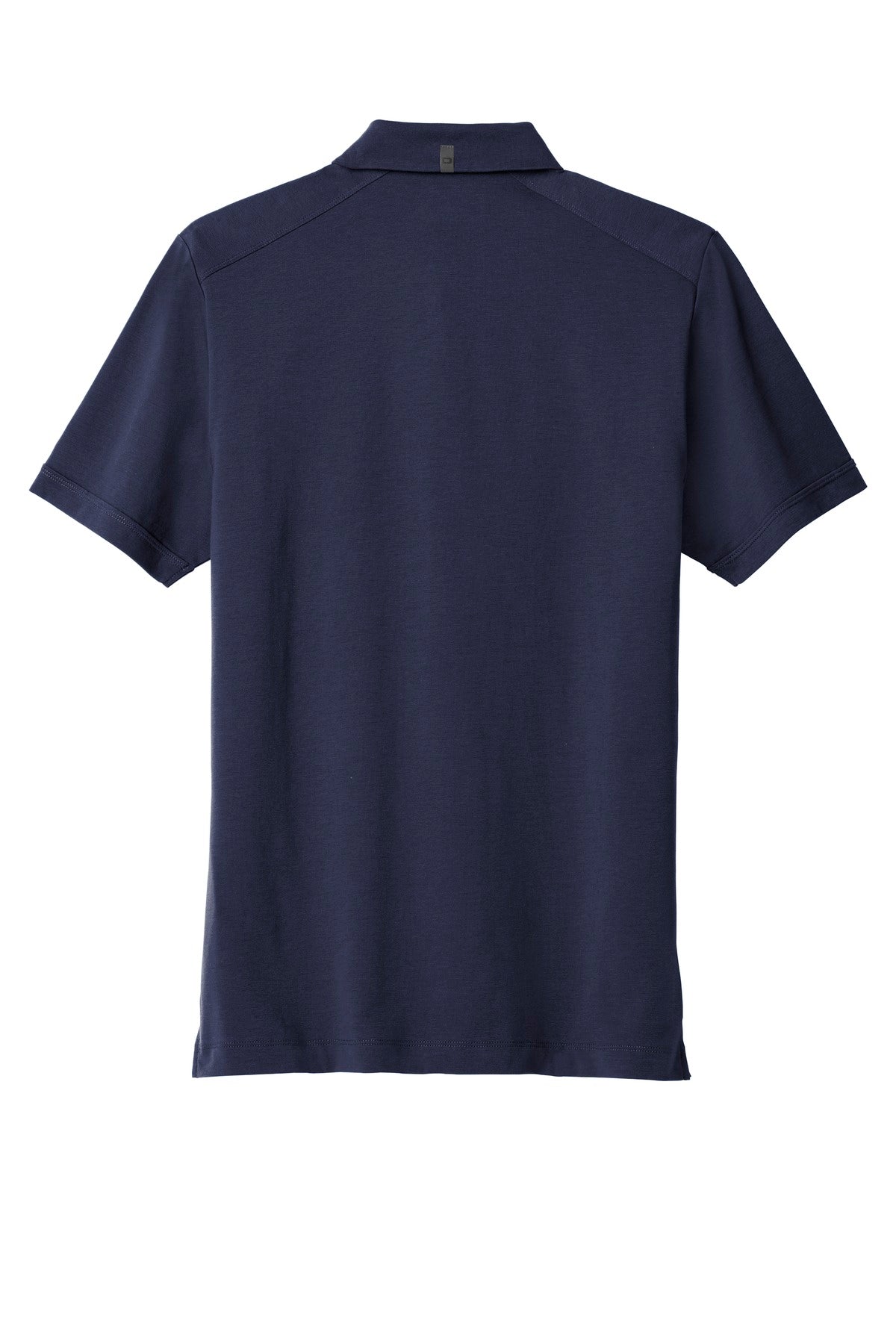 Rear View of Navy OGIO Limit Polo. OG138