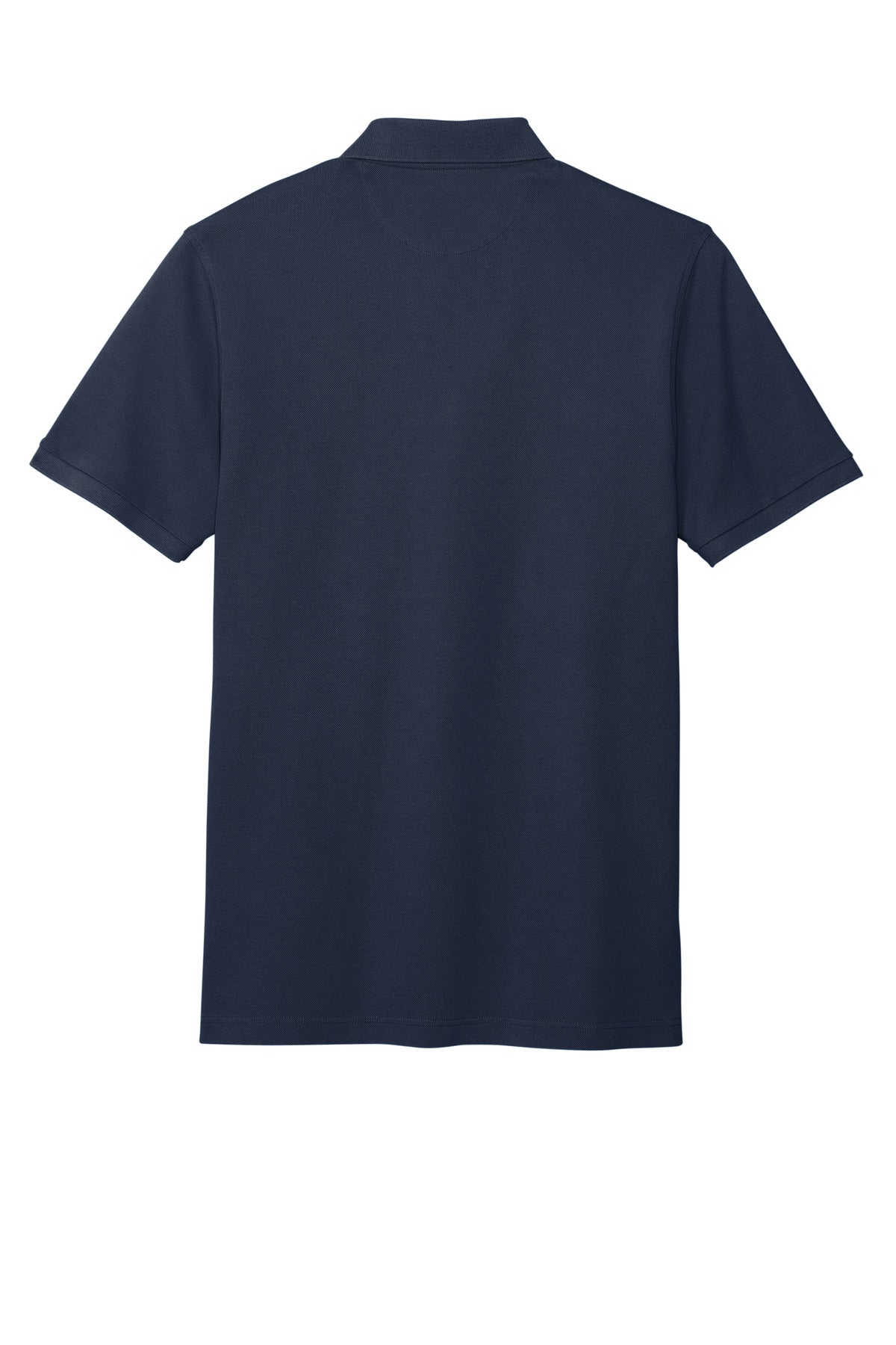 Rear View of NavyBlazer Brooks Brothers Pima Cotton Pique Polo BB18200