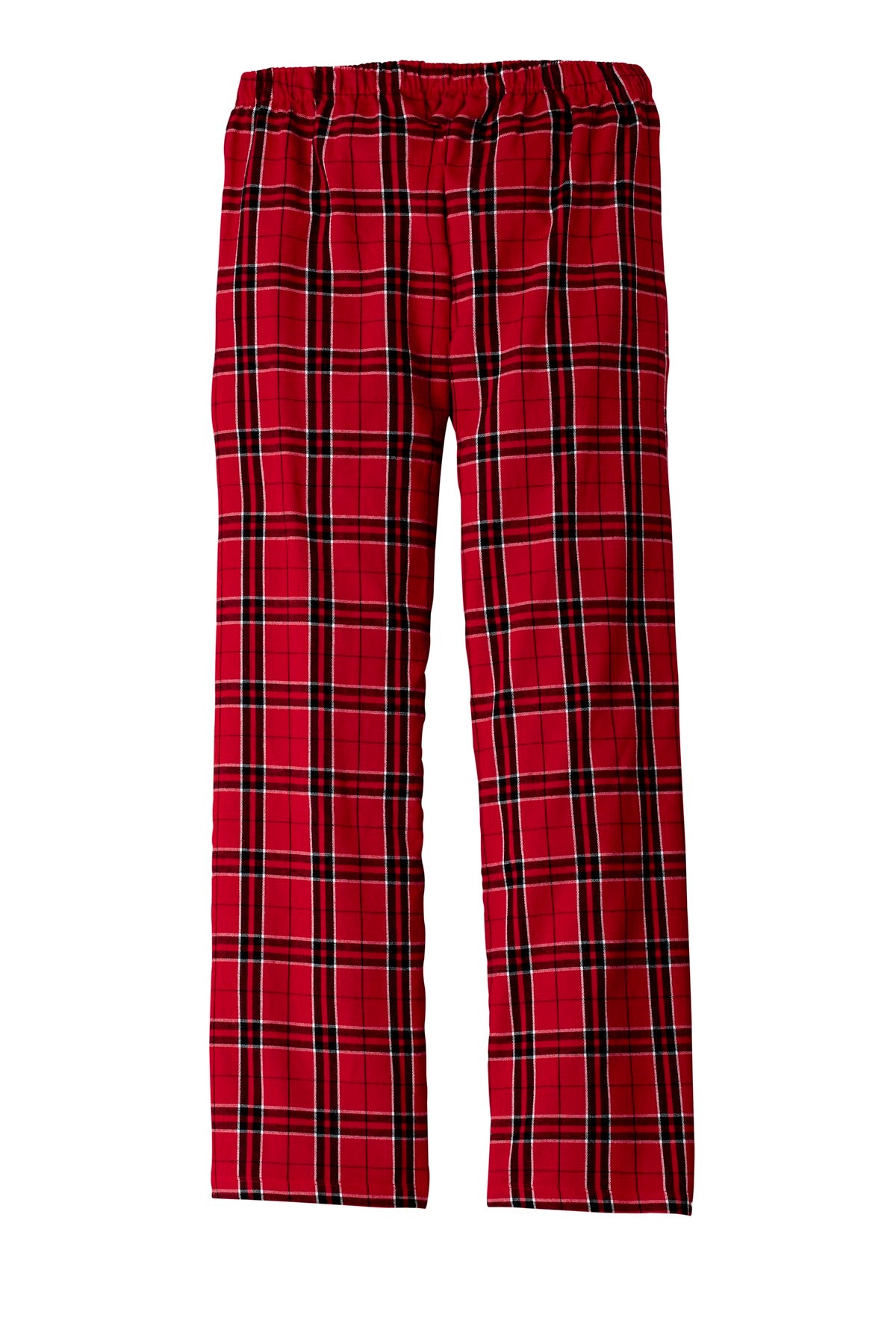 Rear View of New Red District Flannel Plaid Pant. DT1800