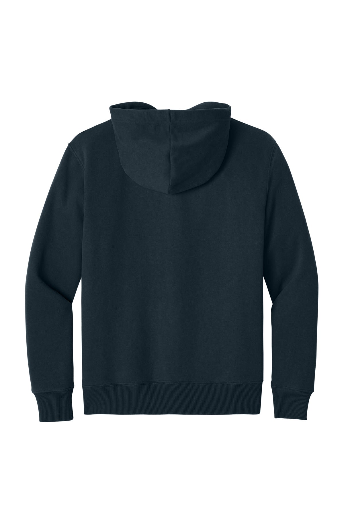 Rear View of NewNavy District V.I.T. Super Heavyweight Fleece Hoodie DT6600