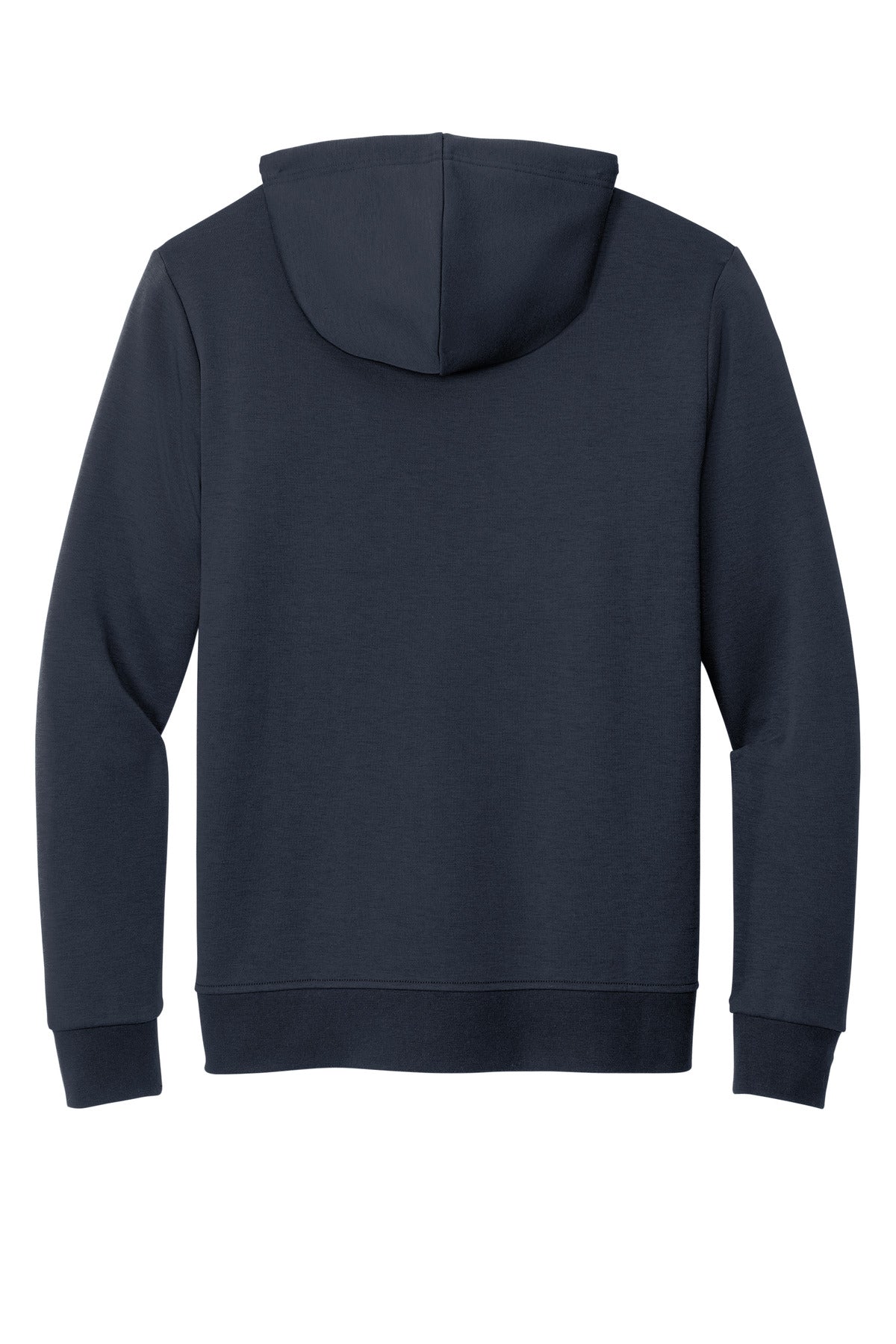 Rear View of NightNavy Brooks Brothers Double-Knit Full-Zip Hoodie BB18208