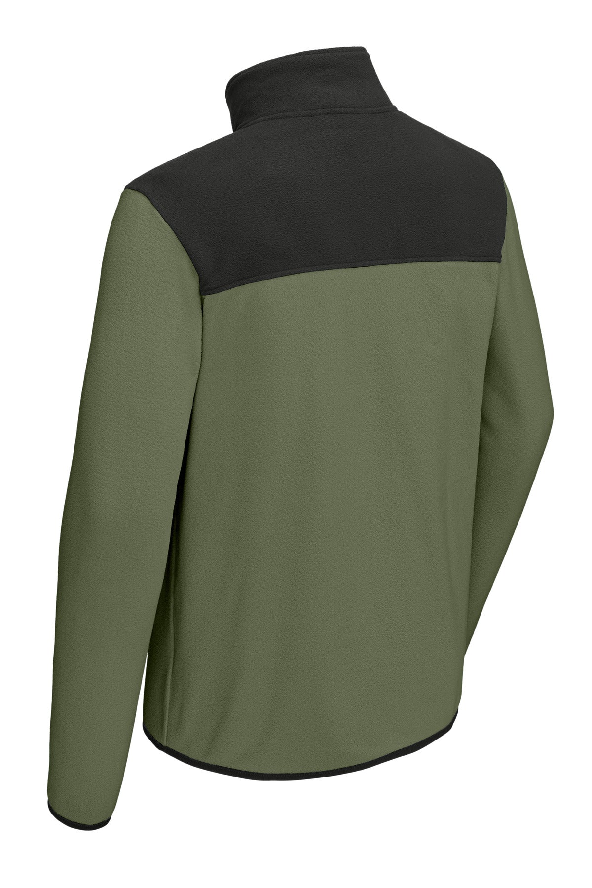 Rear View of NwTpG/TNFB The North Face Glacier 1/4-Zip Fleece NF0A7V4L