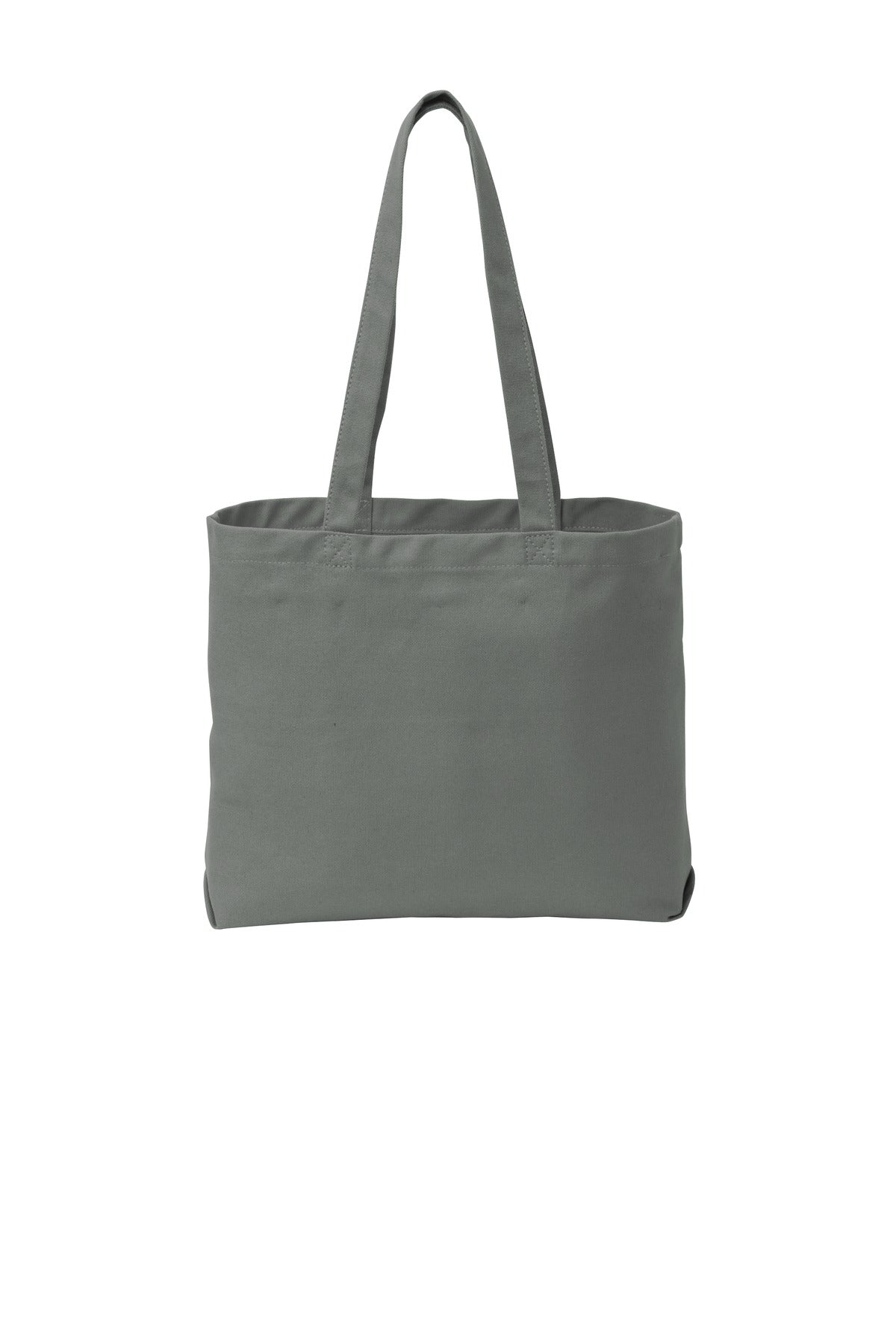 Rear View of Pewter Port Authority Beach Wash Tote. BG421