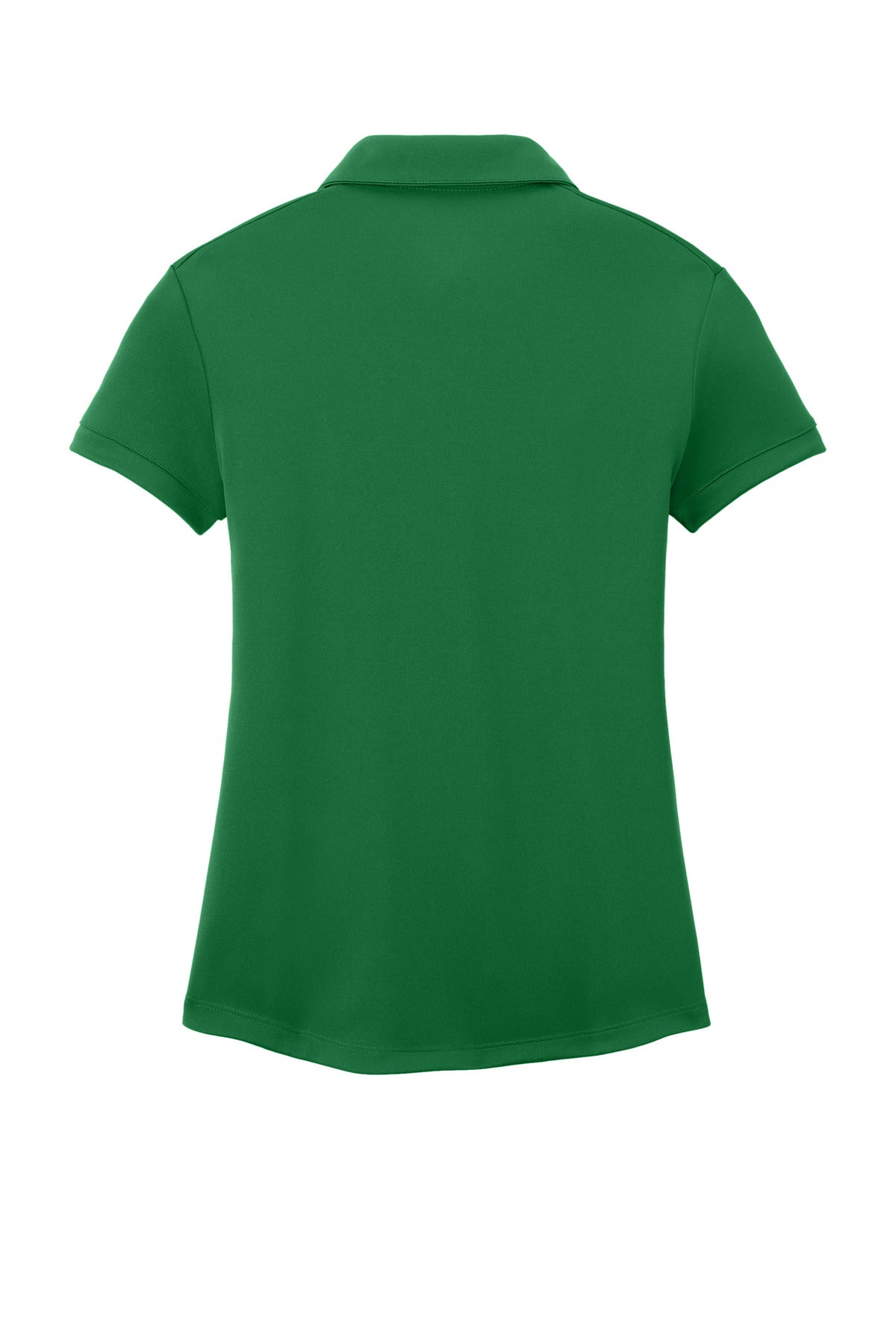 Rear View of Pine Green Nike Women's Dri-FIT Players Modern Fit Polo. 811807