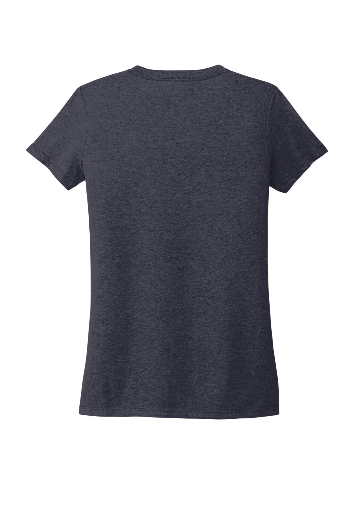 Rear View of Rebel Blue Allmade Women's Tri-Blend V-Neck Tee AL2018
