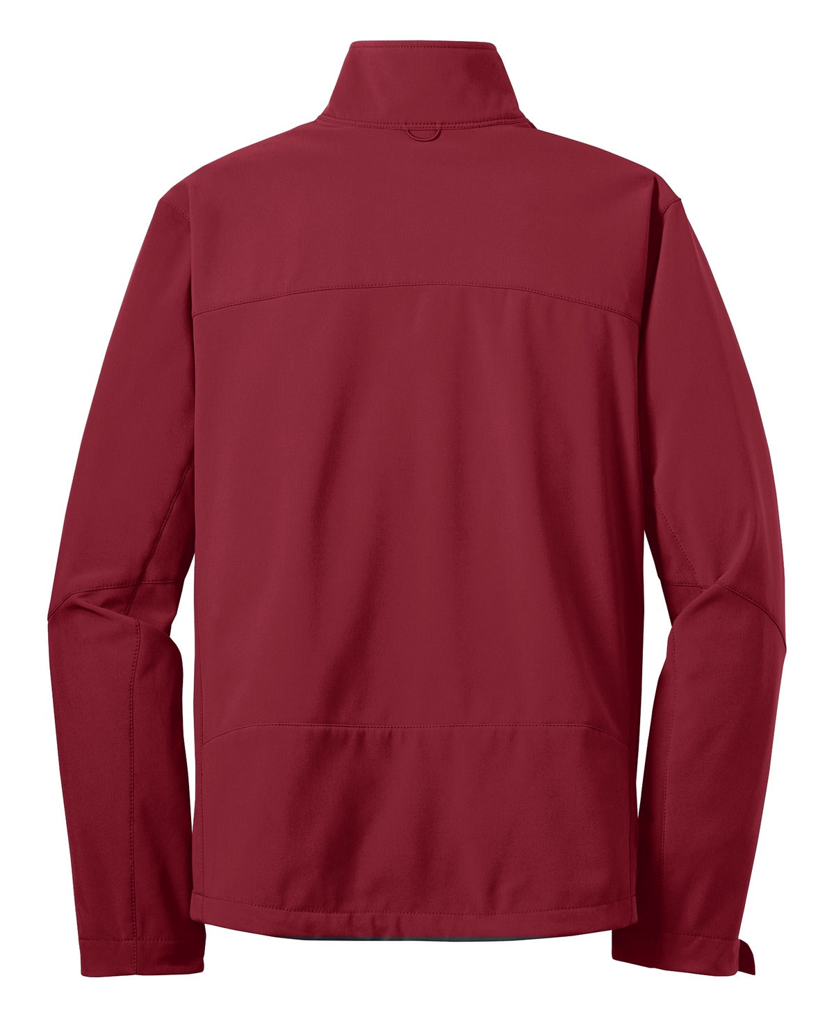 Rear View of Red Rhubarb Eddie Bauer - Soft Shell Jacket. EB530