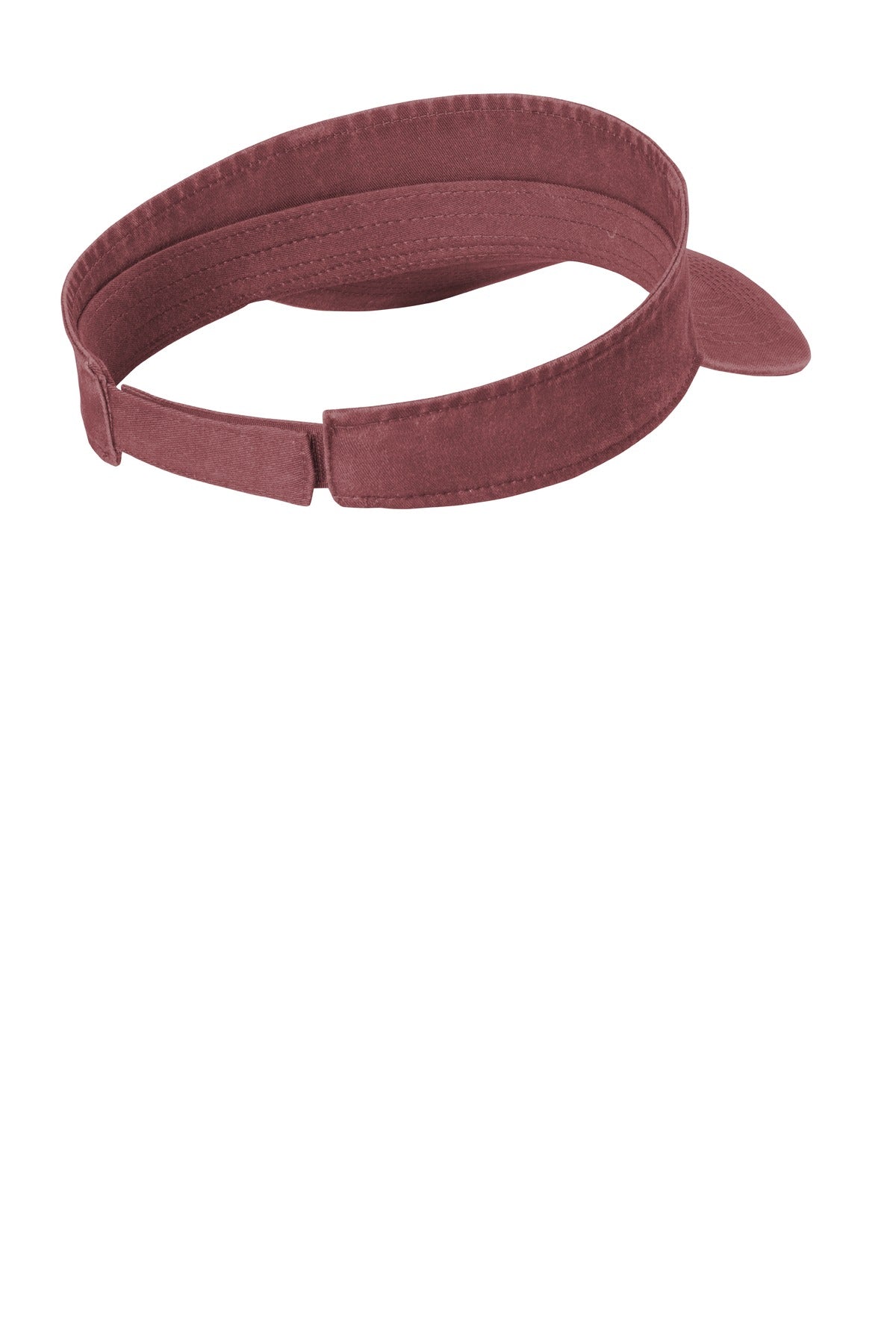 Rear View of Red Rock Port Authority Beach Wash Visor. C944