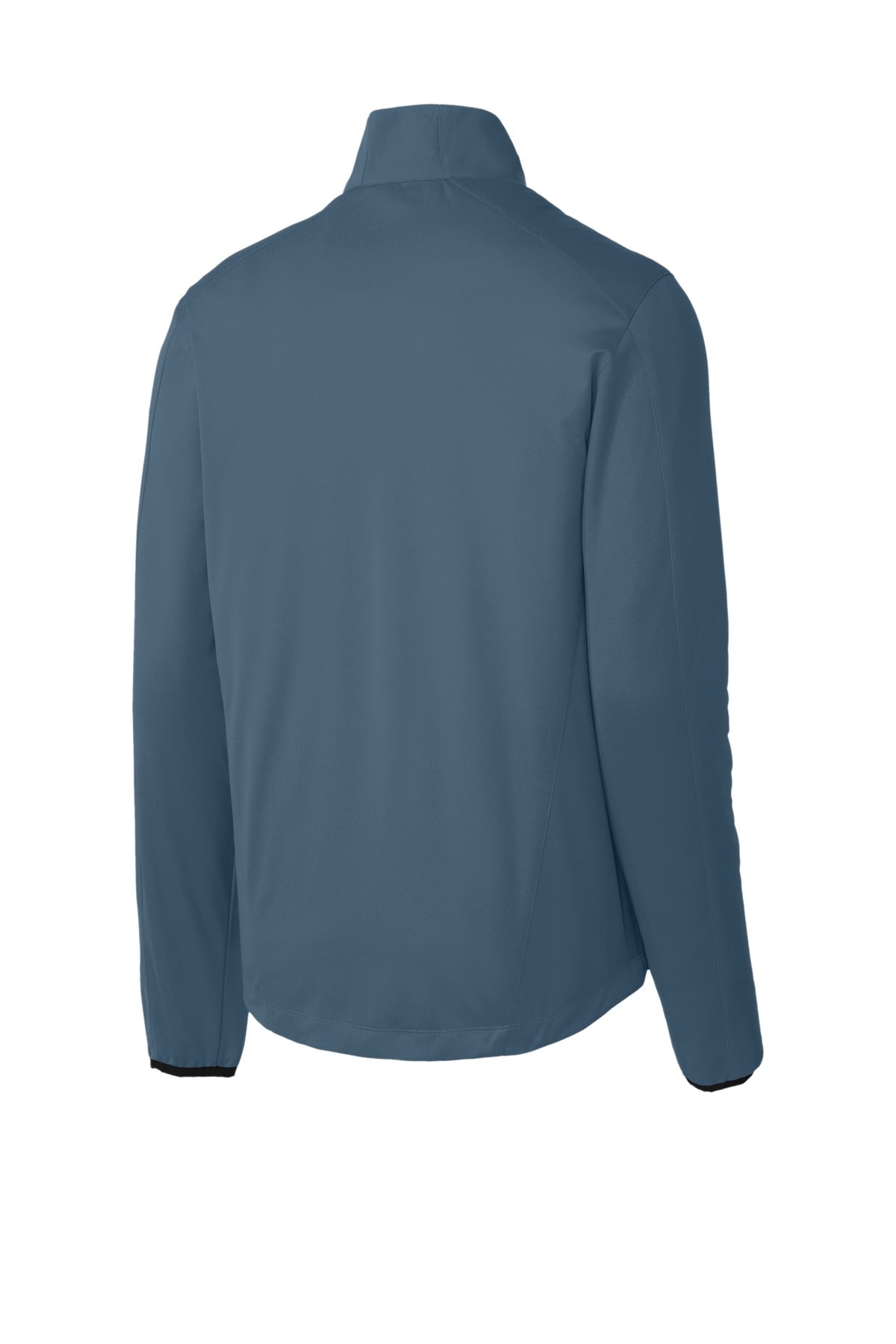 Rear View of Regatta Blue Port Authority Active Soft Shell Jacket. J717