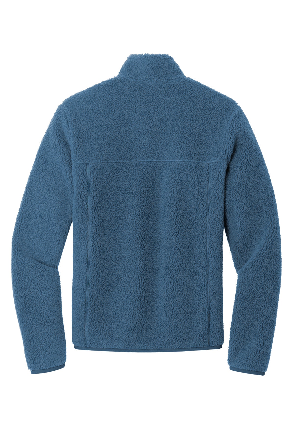 Rear View of RgttaBlue Port Authority Camp Fleece Snap Pullover F140