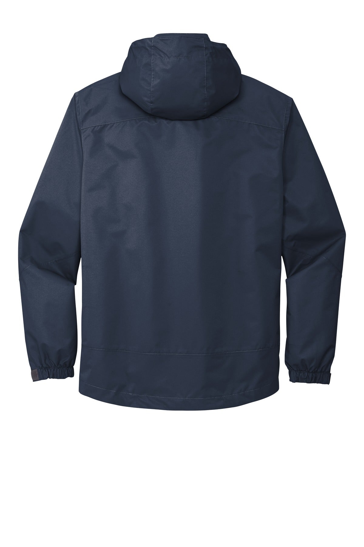 Rear View of Riv Bl Ny/RBNy Port Authority Vortex Waterproof 3-in-1 Jacket. J332