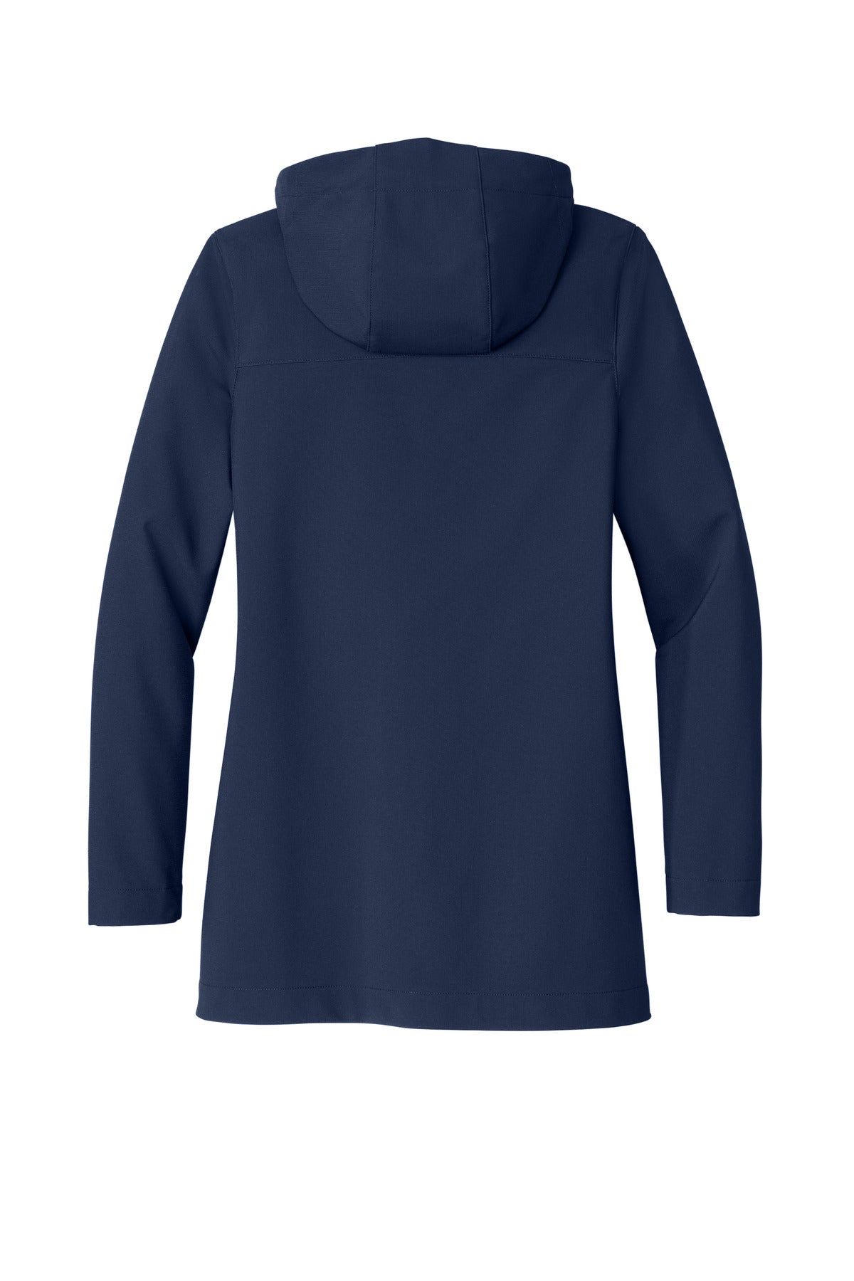 Rear View of RiverBlNv Port Authority Women's Collective Outer Soft Shell Parka L919