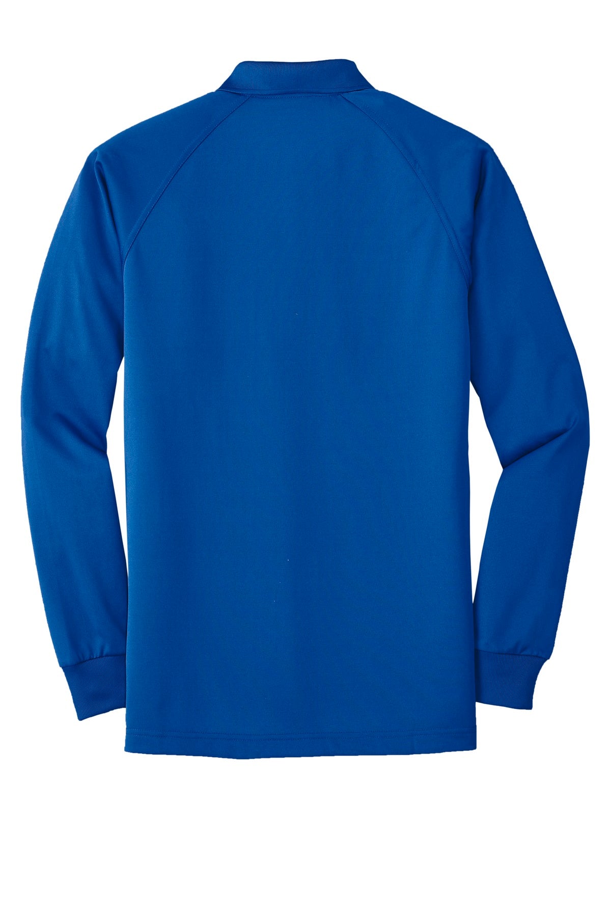 Rear View of Royal CornerStone - Select Long Sleeve Snag-Proof Tactical Polo. CS410LS