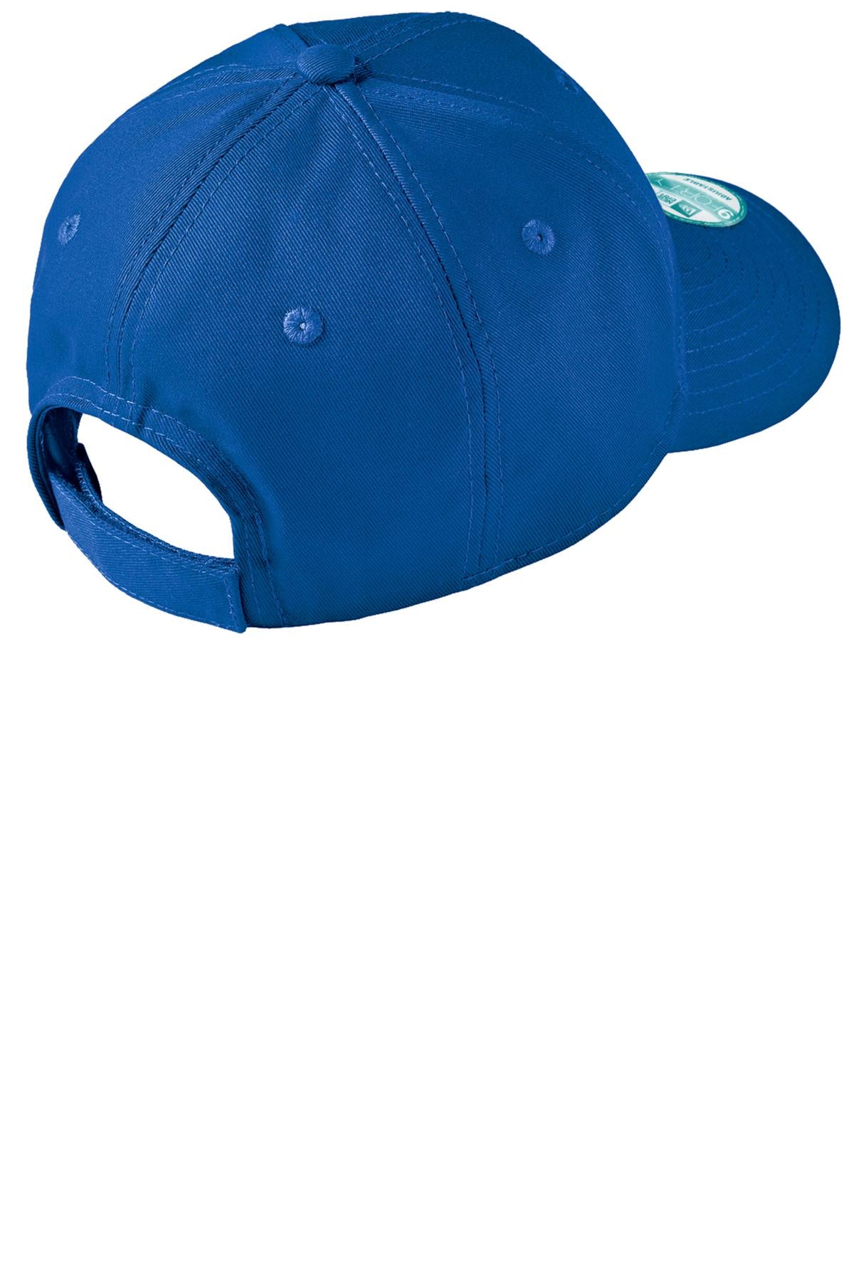 Rear View of Royal New Era - Adjustable Structured Cap. NE200