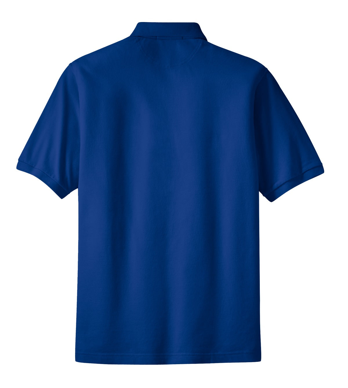 Rear View of Royal Port Authority Heavyweight Cotton Pique Polo with Pocket. K420P