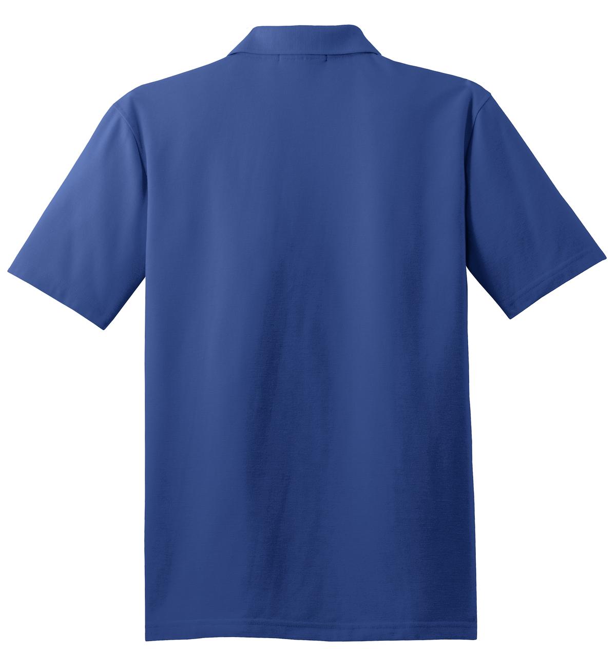 Rear View of Royal Port Authority Stain-Release Polo. K510