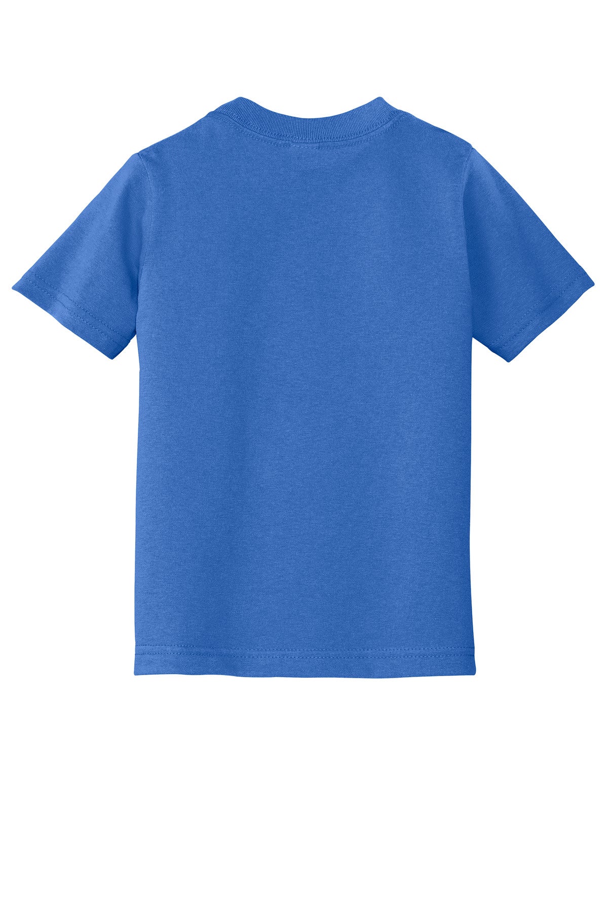 Rear View of Royal Port & Company Toddler Core Cotton Tee. CAR54T