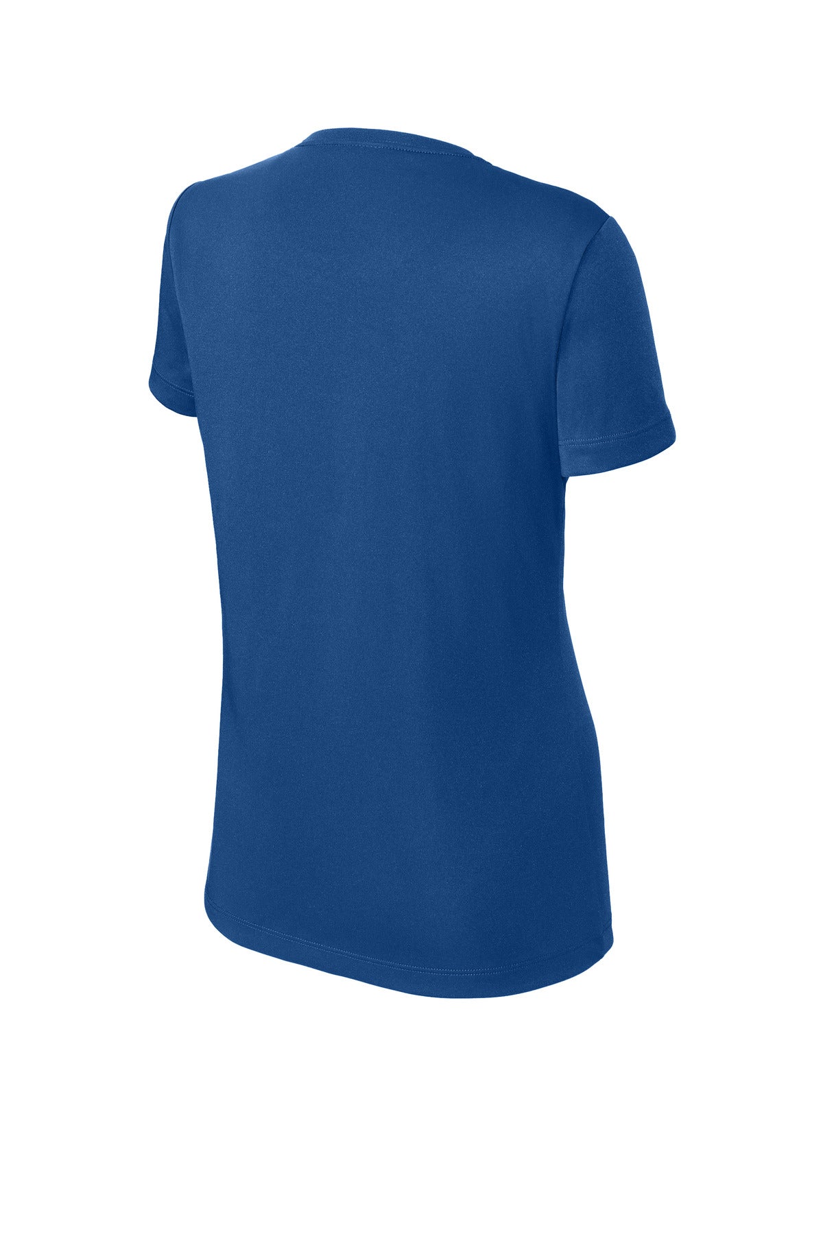 Rear View of Royal Sport-Tek Women's PosiCharge Competitor Tee. LST350