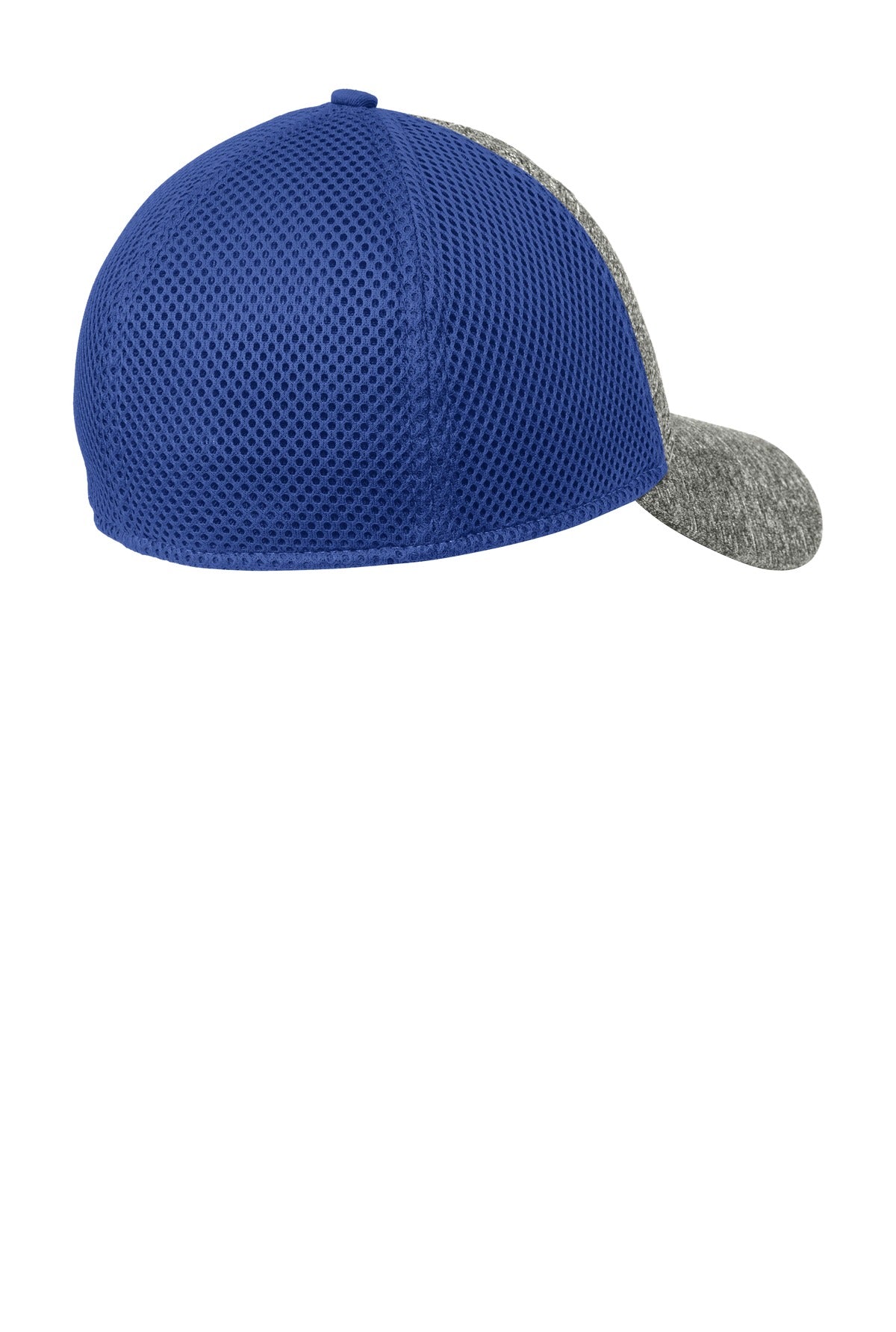 Rear View of Royal/Shad Hth New Era Shadow Stretch Mesh Cap. NE702