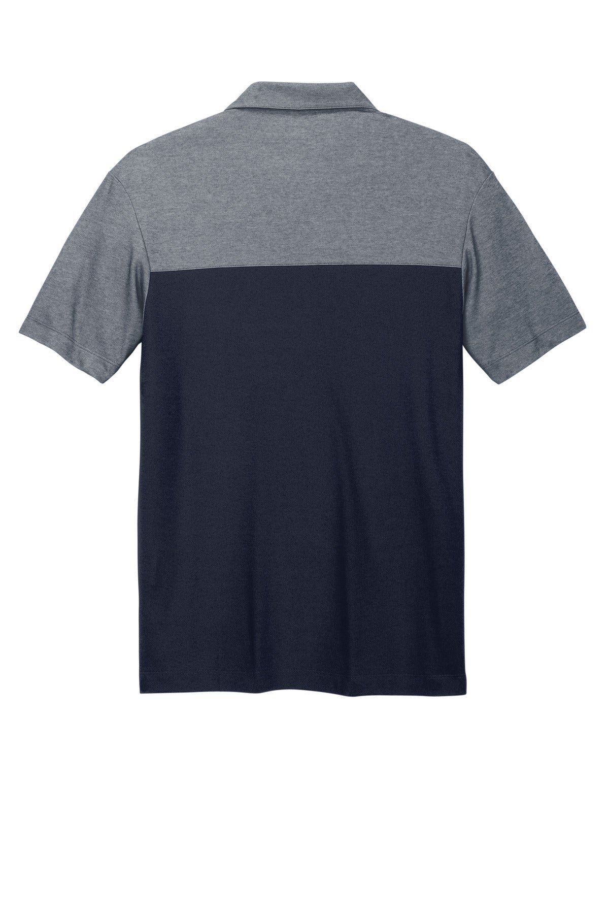 Rear View of RvBN/RvBNH Port Authority Fine Pique Blend Blocked Polo K831