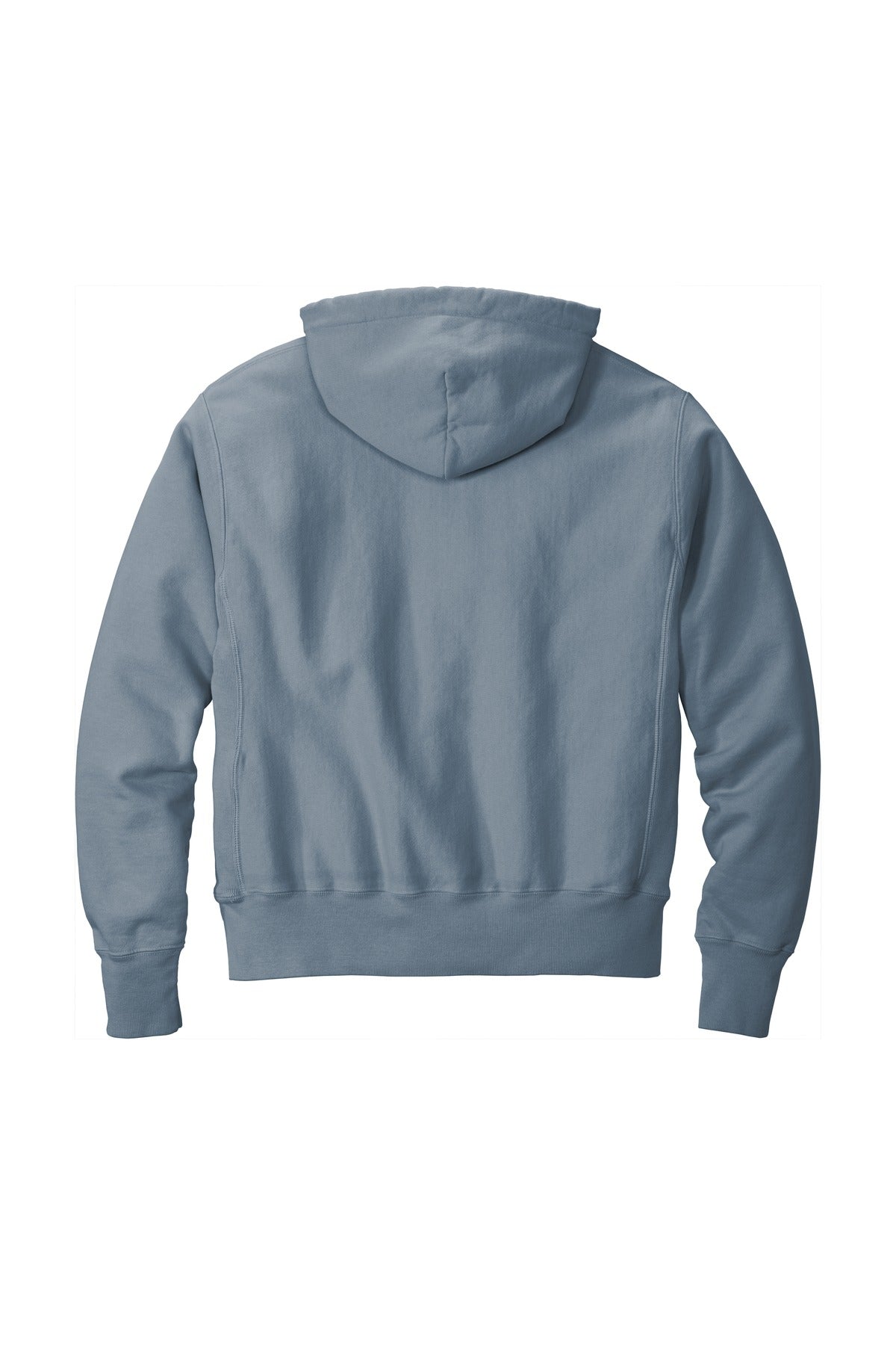 Rear View of Saltwater Champion Reverse Weave Garment-Dyed Hooded Sweatshirt. GDS101