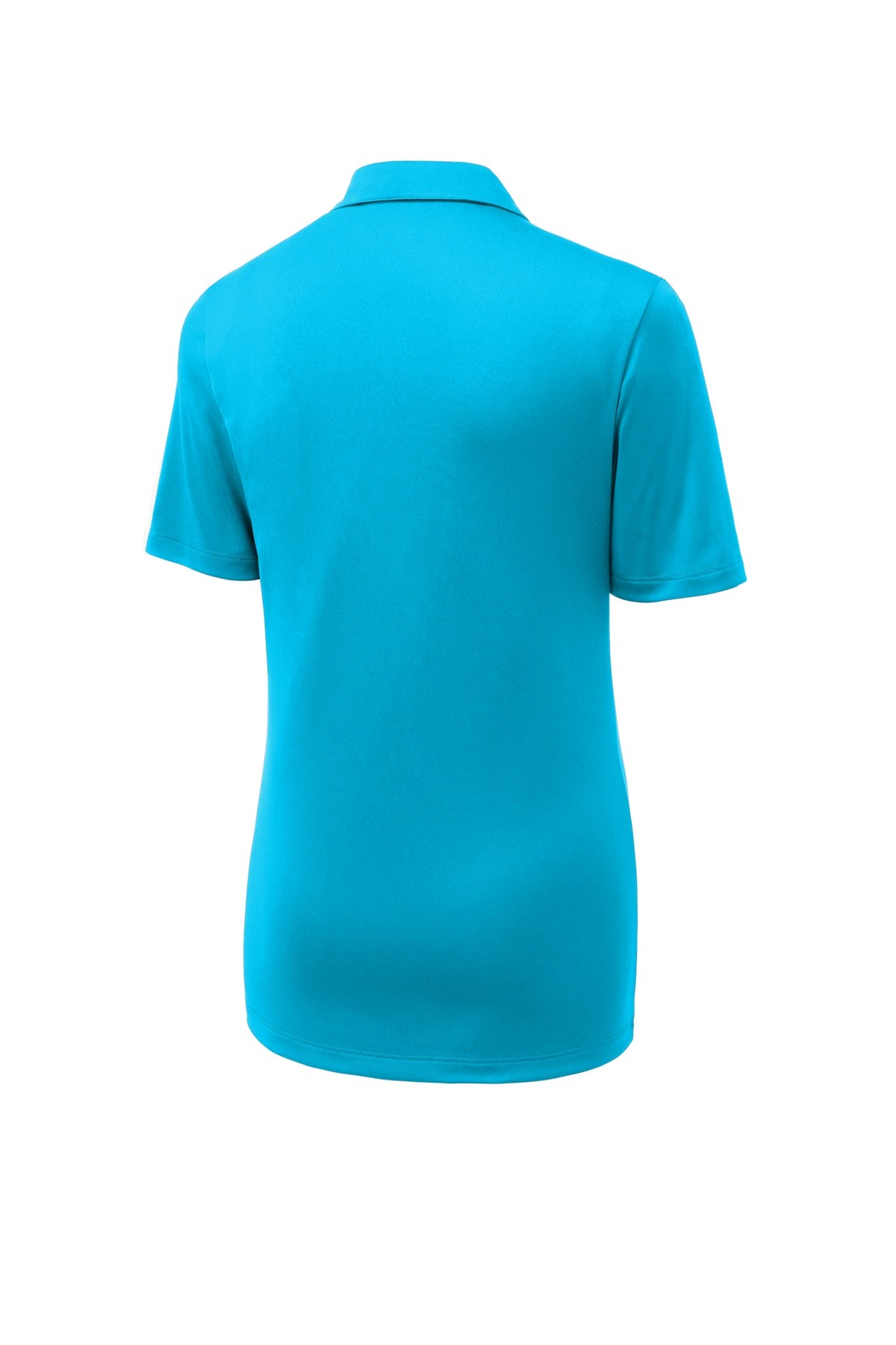Rear View of Sapphire Sport-Tek Women's Posi-UV Pro Polo. LST520