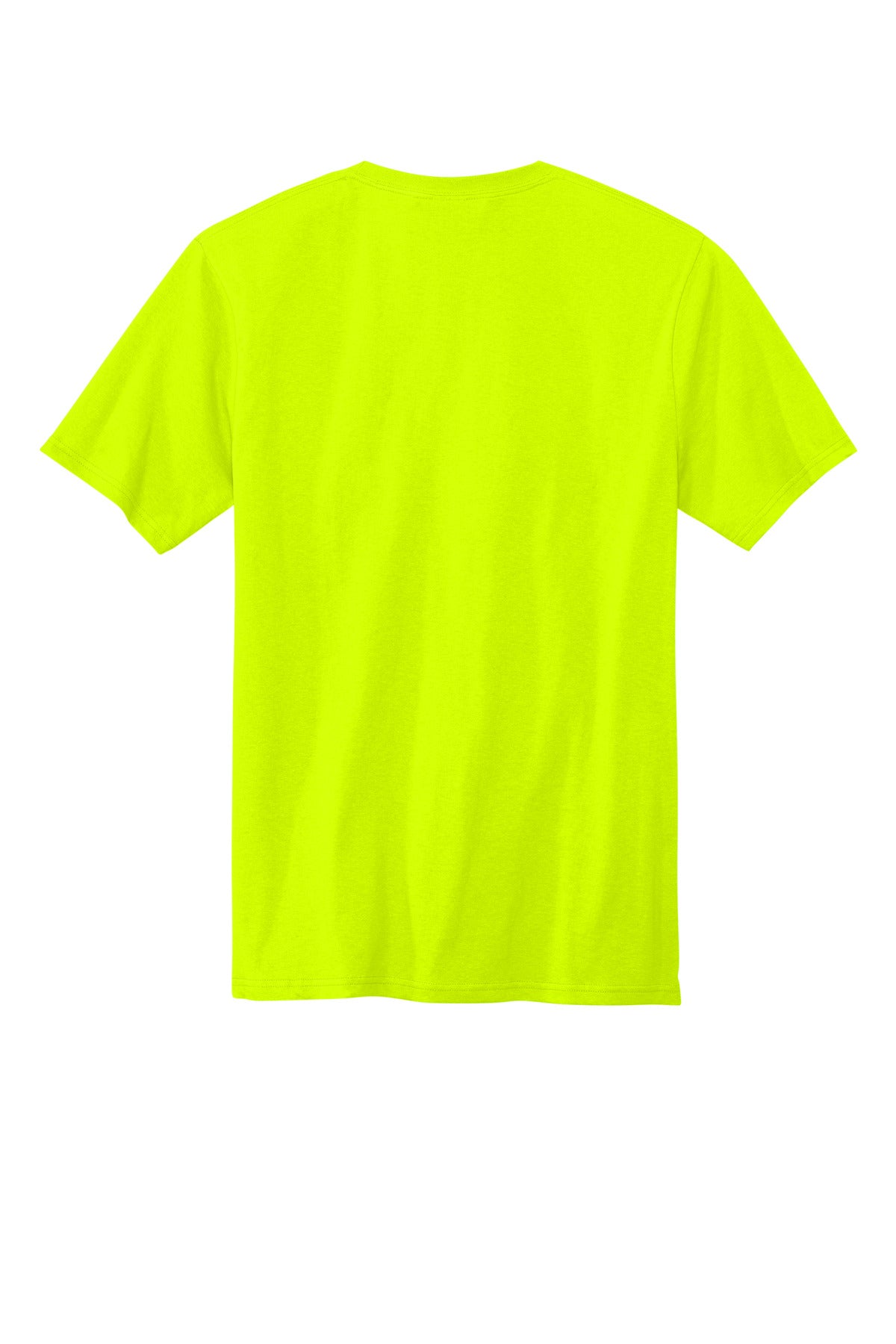 Rear View of SftyGrn Volunteer Knitwear All-American Pocket Tee VL100P