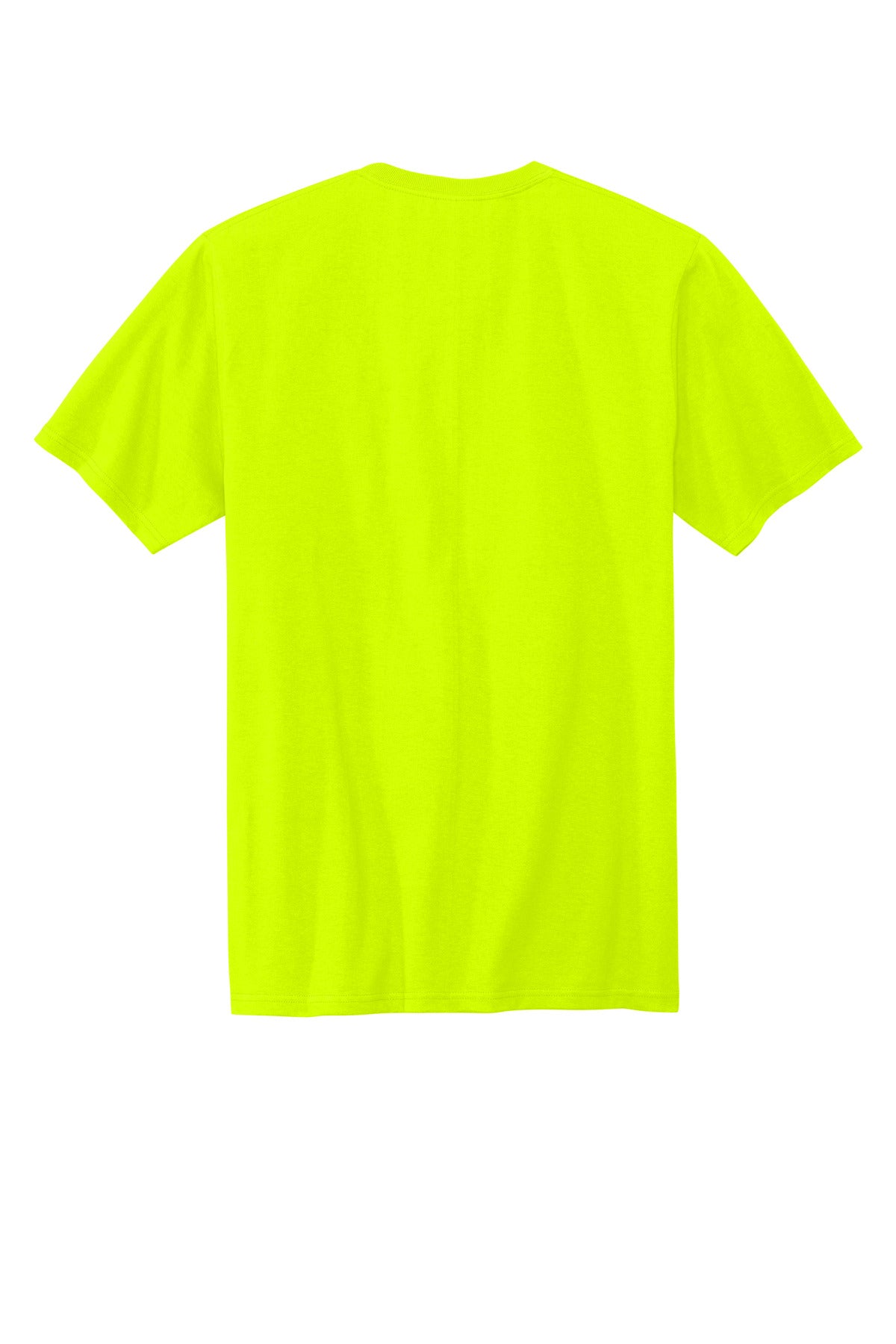 Rear View of SftyGrn Volunteer Knitwear All-American Tee VL100