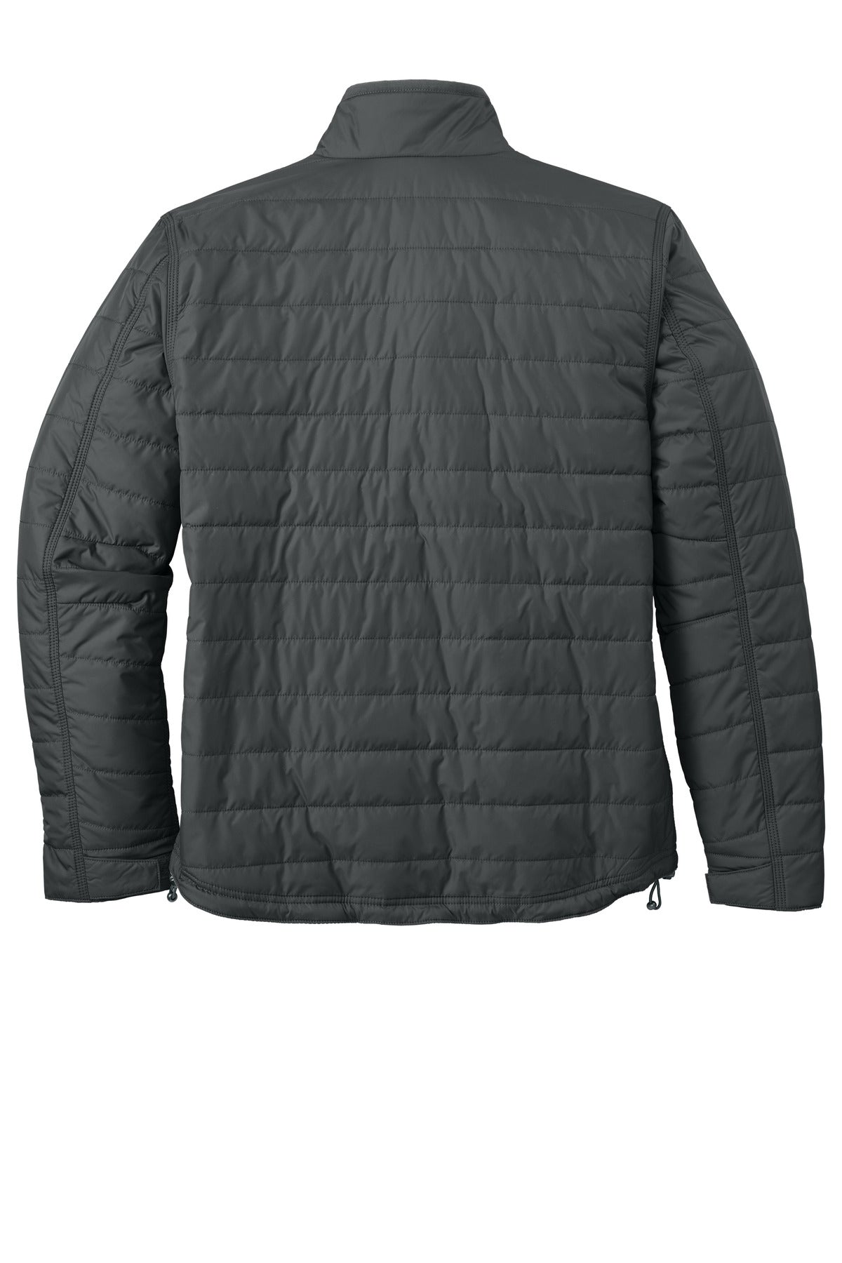 Rear View of Shadow Grey Carhartt Gilliam Jacket. CT102208