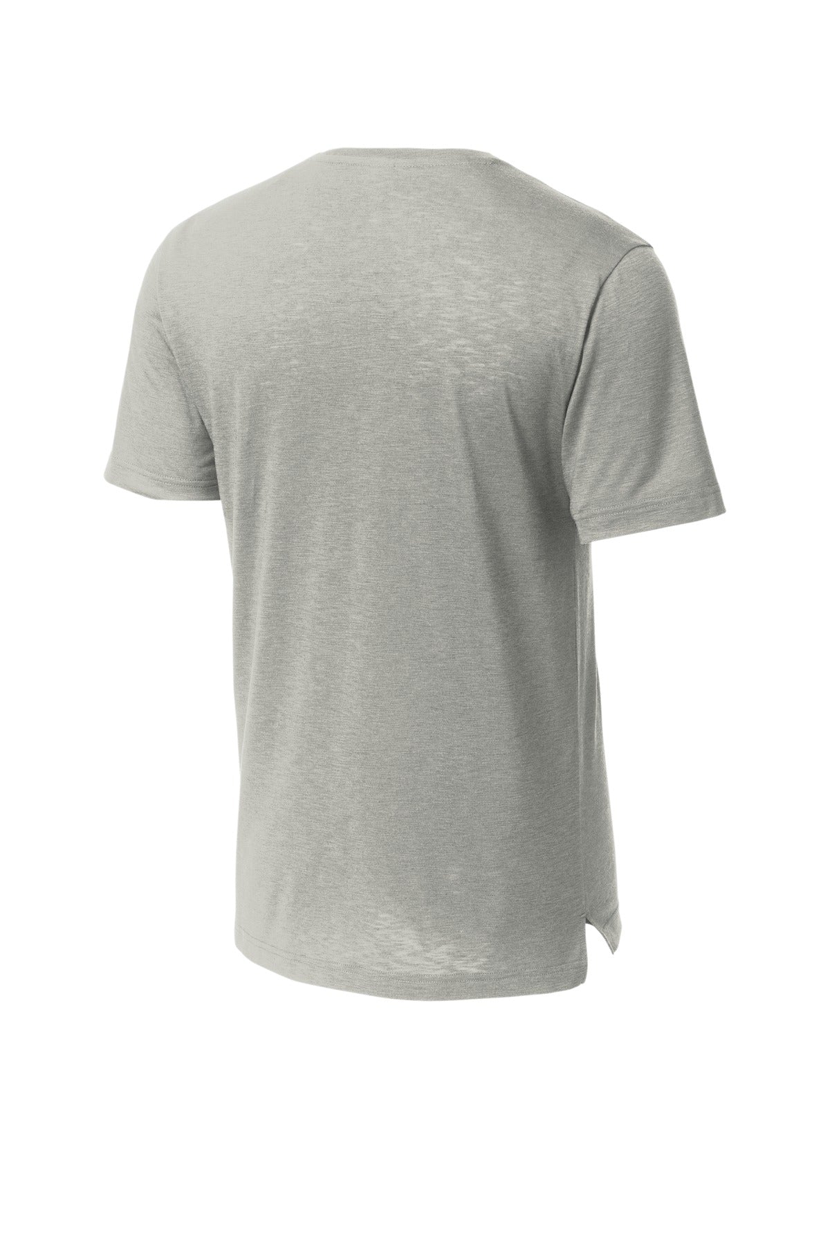 Rear View of Silver Sport-Tek PosiCharge Strive Tee. ST430