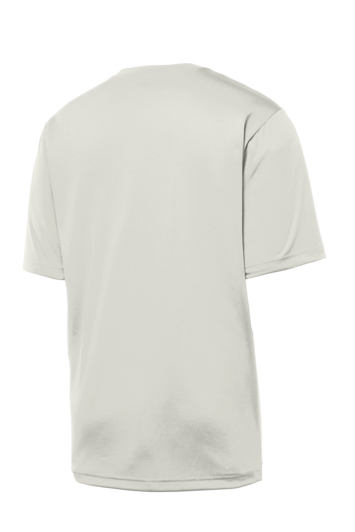 Rear View of Silver Sport-Tek PosiCharge Tough Tee . ST320