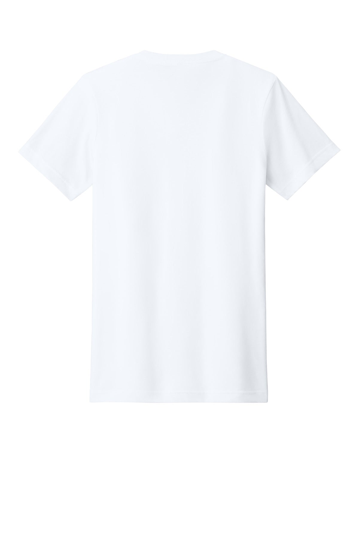 Rear View of SldWhBlend BELLA+CANVAS Unisex Heather CVC V-Neck Tee BC3005CVC